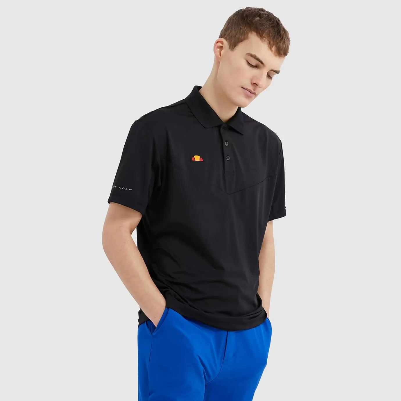 Ellesse Golf | Polos | T-shirts-Men's Alsino Polo Black