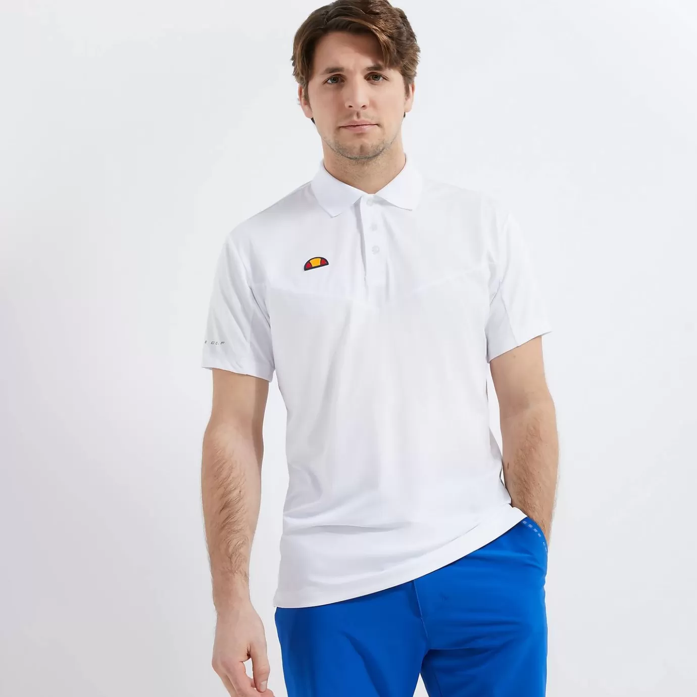 Ellesse Golf | Polos | T-shirts-Men's Alsino Polo White