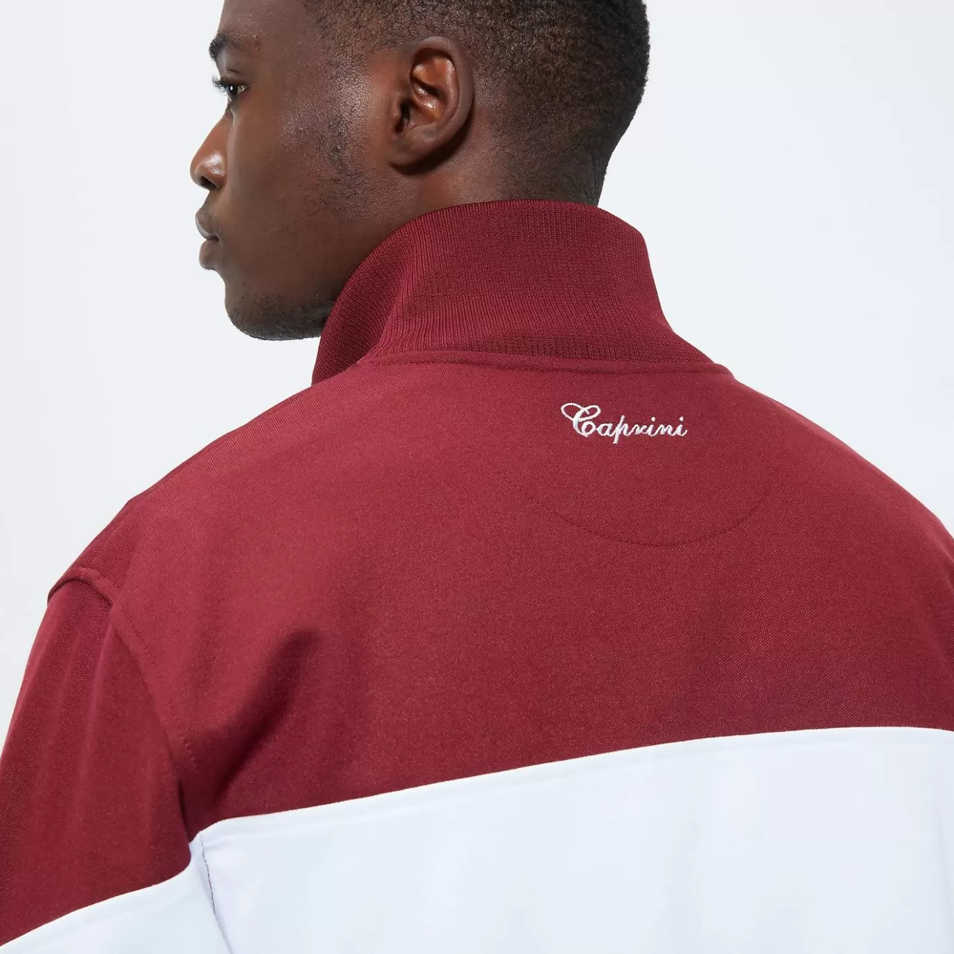 Ellesse Tracksuits | All Clothing-Men's Caprini Track Top Burgundy/Navy