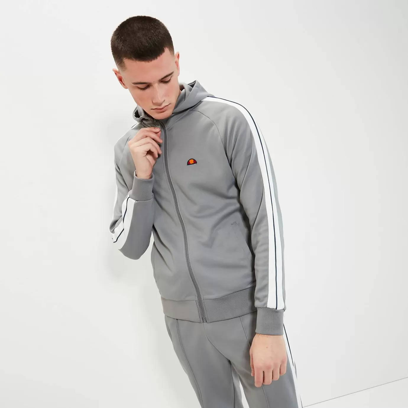 Ellesse Tracksuits-Men's Cellamare Track Top Grey