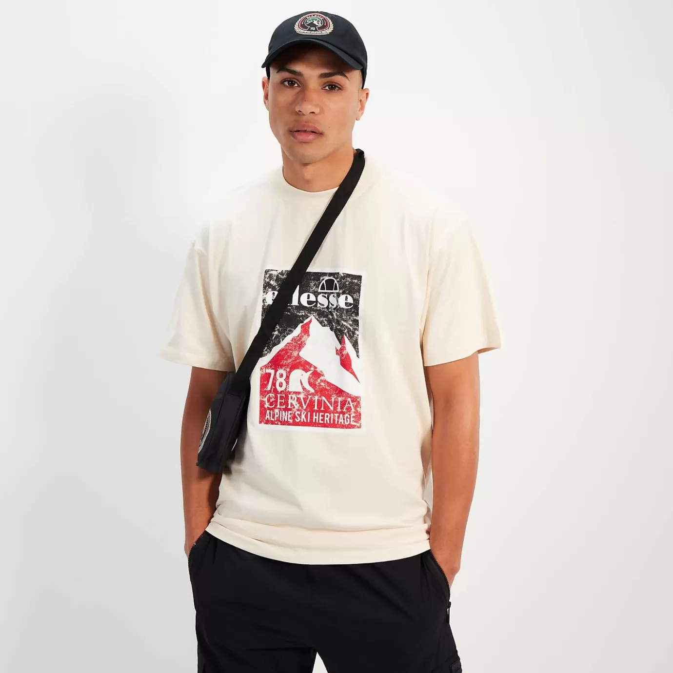 Ellesse T-shirts | All Clothing-Mens Champa Tee Off White