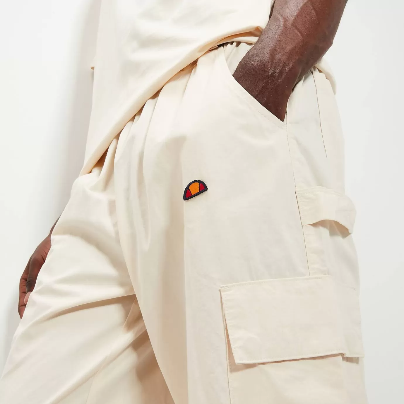 Ellesse Sartoria | Joggers | All Clothing-Men's Drillar Cargo Pant Off White