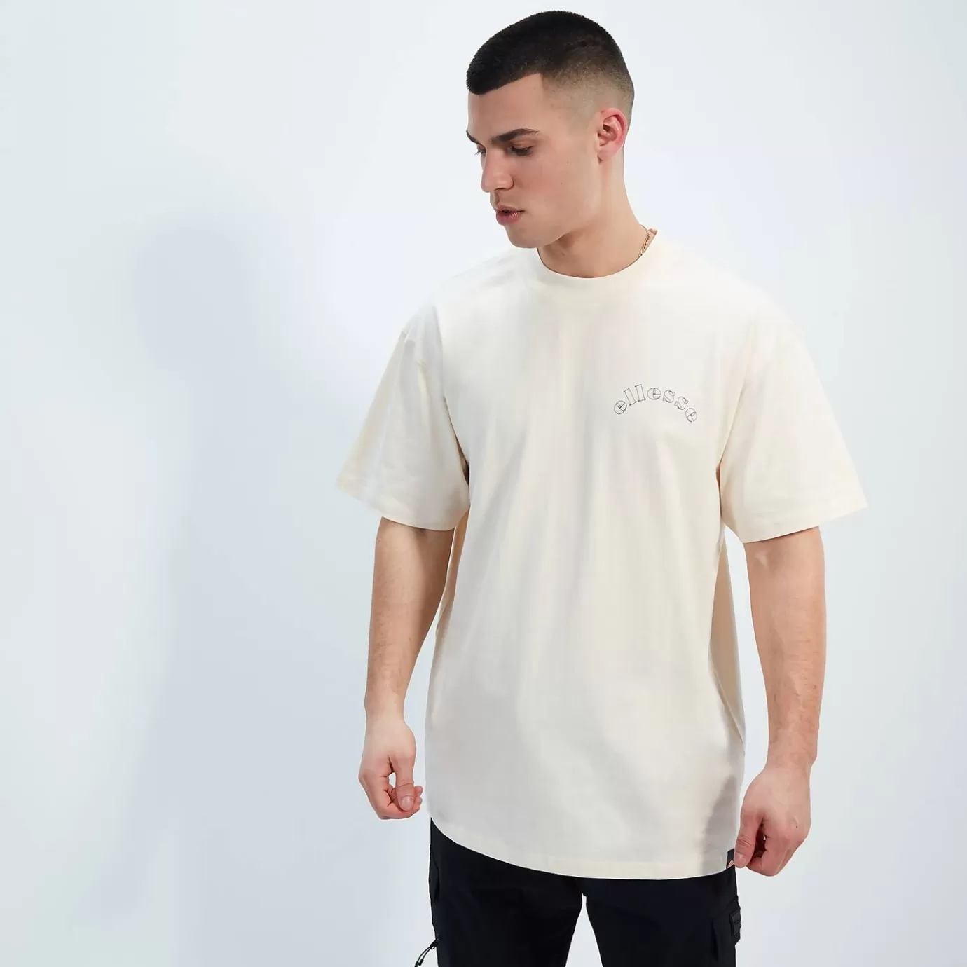 Ellesse T-shirts-Men's Giambetti Tee Off White