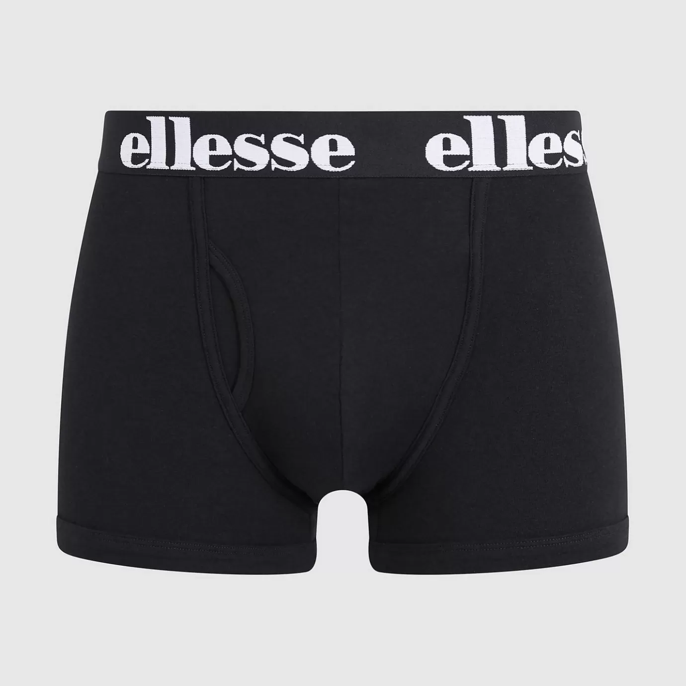 Ellesse -Men's Hali 3 Pack Trunks Black/Grey/White