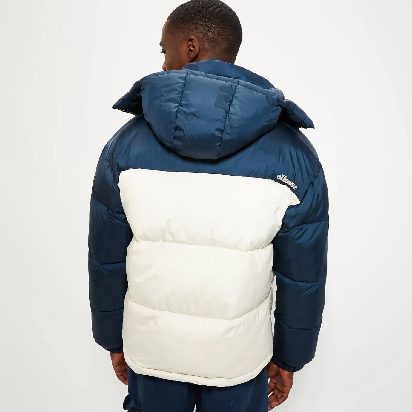 Ellesse Sartoria | Jackets & Coats | All Clothing-Men's Herald Padded Jacket Navy/Off White