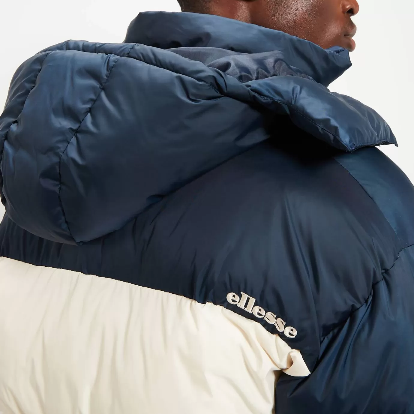 Ellesse Sartoria | Jackets & Coats | All Clothing-Men's Herald Padded Jacket Navy/Off White