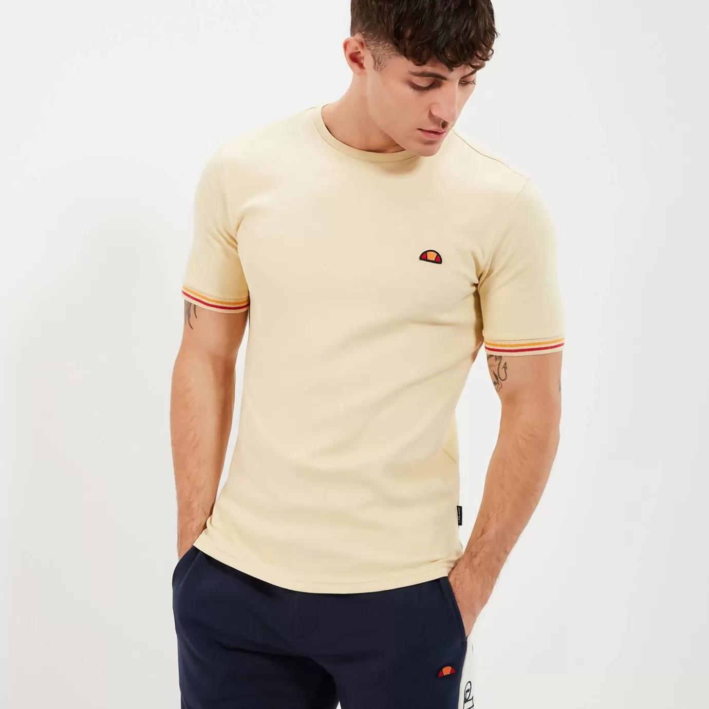 Ellesse T-shirts-Men's Kings 2 Tee Light Yellow