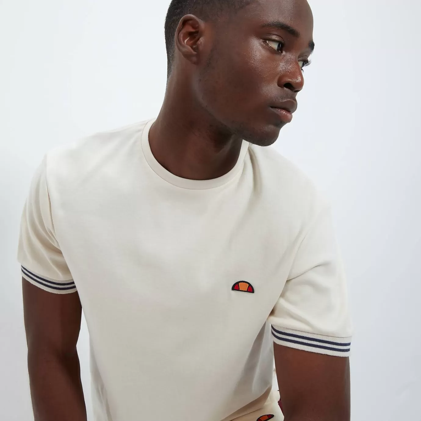 Ellesse T-shirts | All Clothing-Men's Kings Tee Off White/Navy