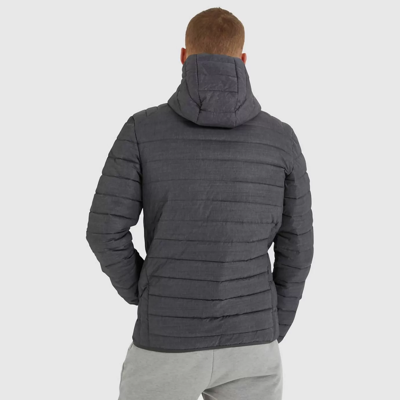 Ellesse Jackets & Coats | All Clothing-Men's Lombardy Padded Jacket Dark Grey Marl