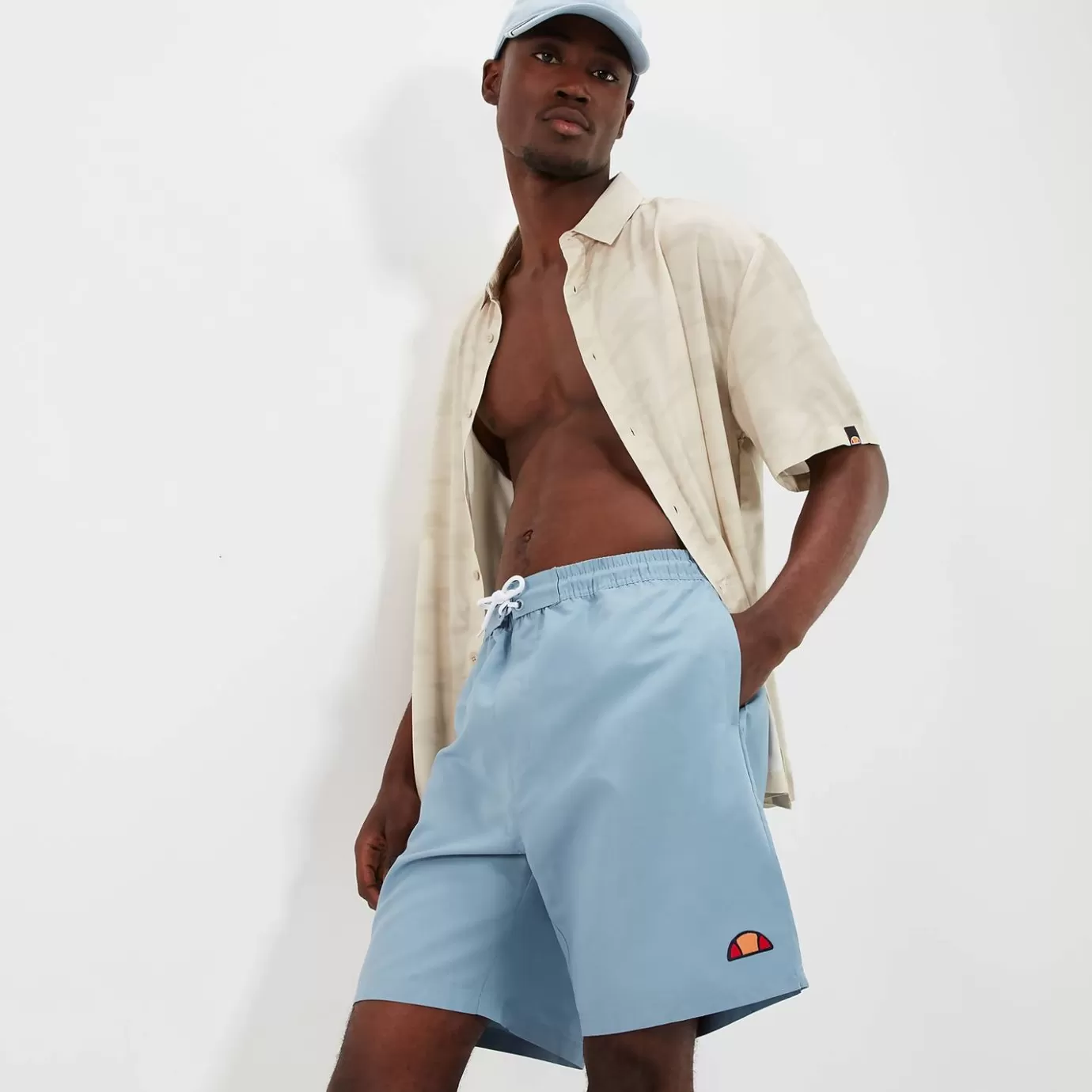 Ellesse Swimwear | All Clothing-Men's Madama Swim Short Light Blue