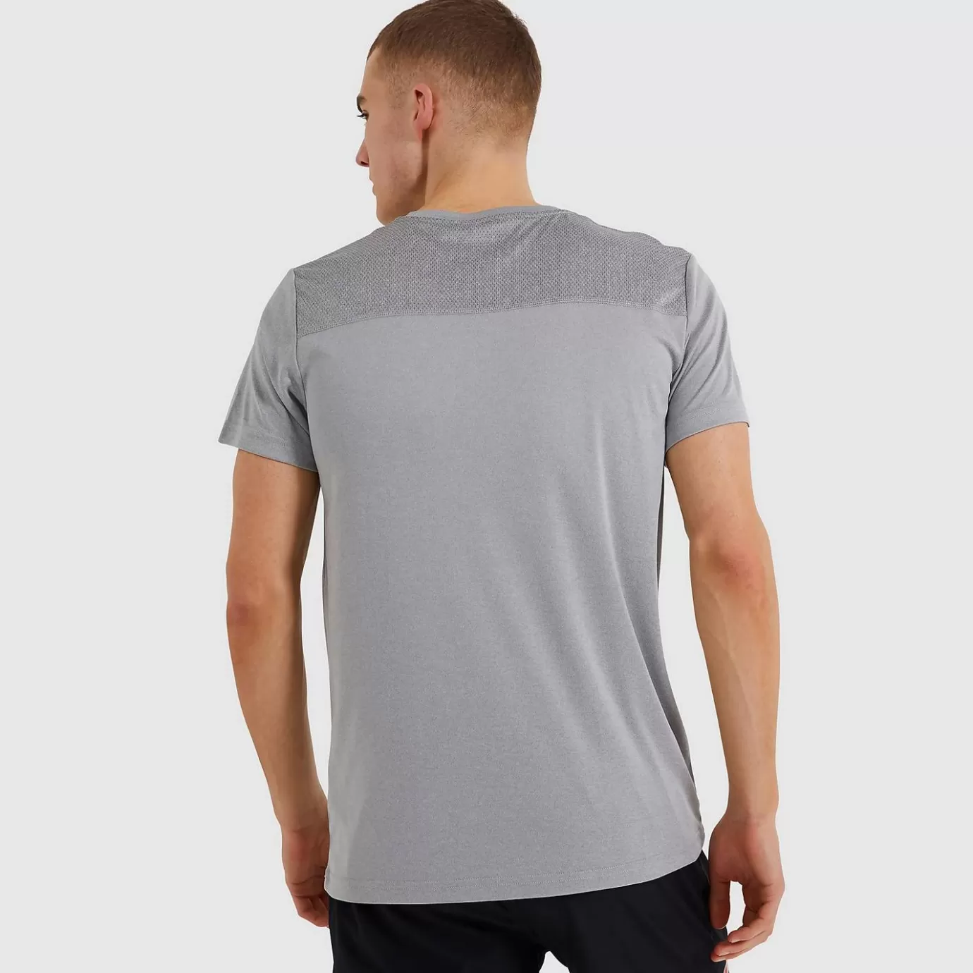 Ellesse Fitness | T-shirts-Men's Malbe T-Shirt Grey Marl