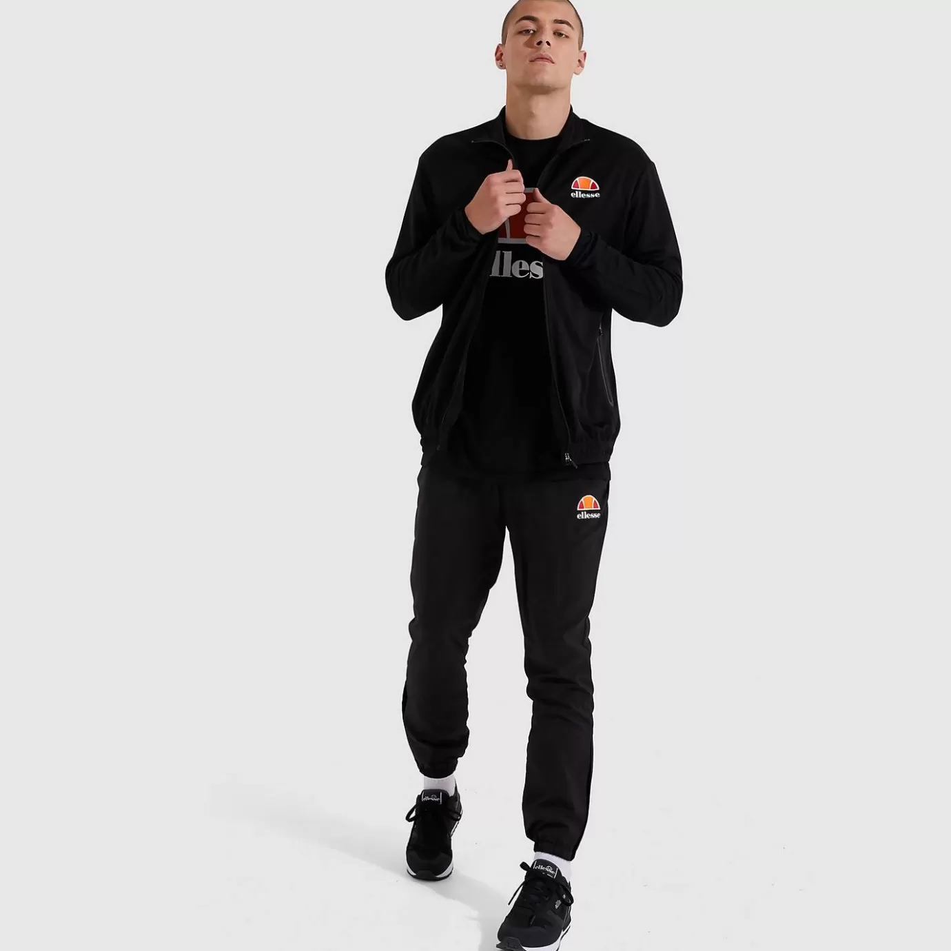 Ellesse Tracksuits-Men's Marzo Track Top Black