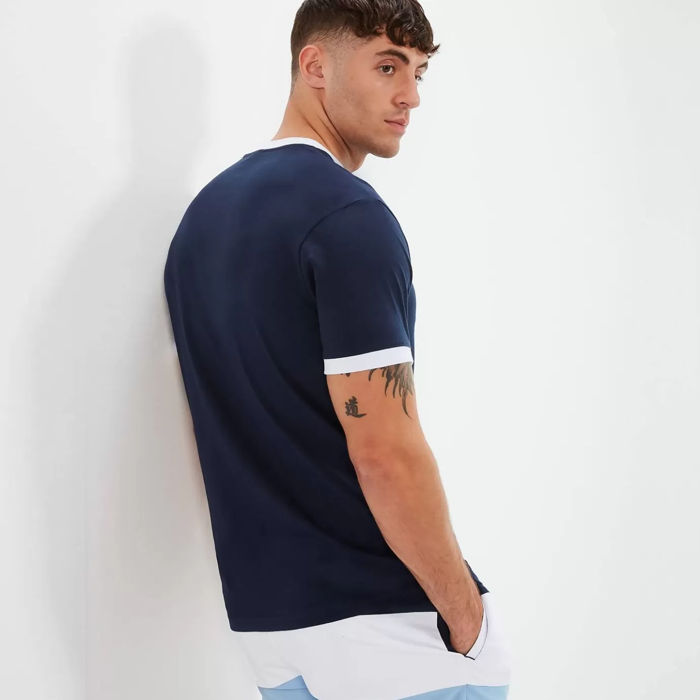 Ellesse T-shirts | All Clothing-Men's Meduno Tee Navy