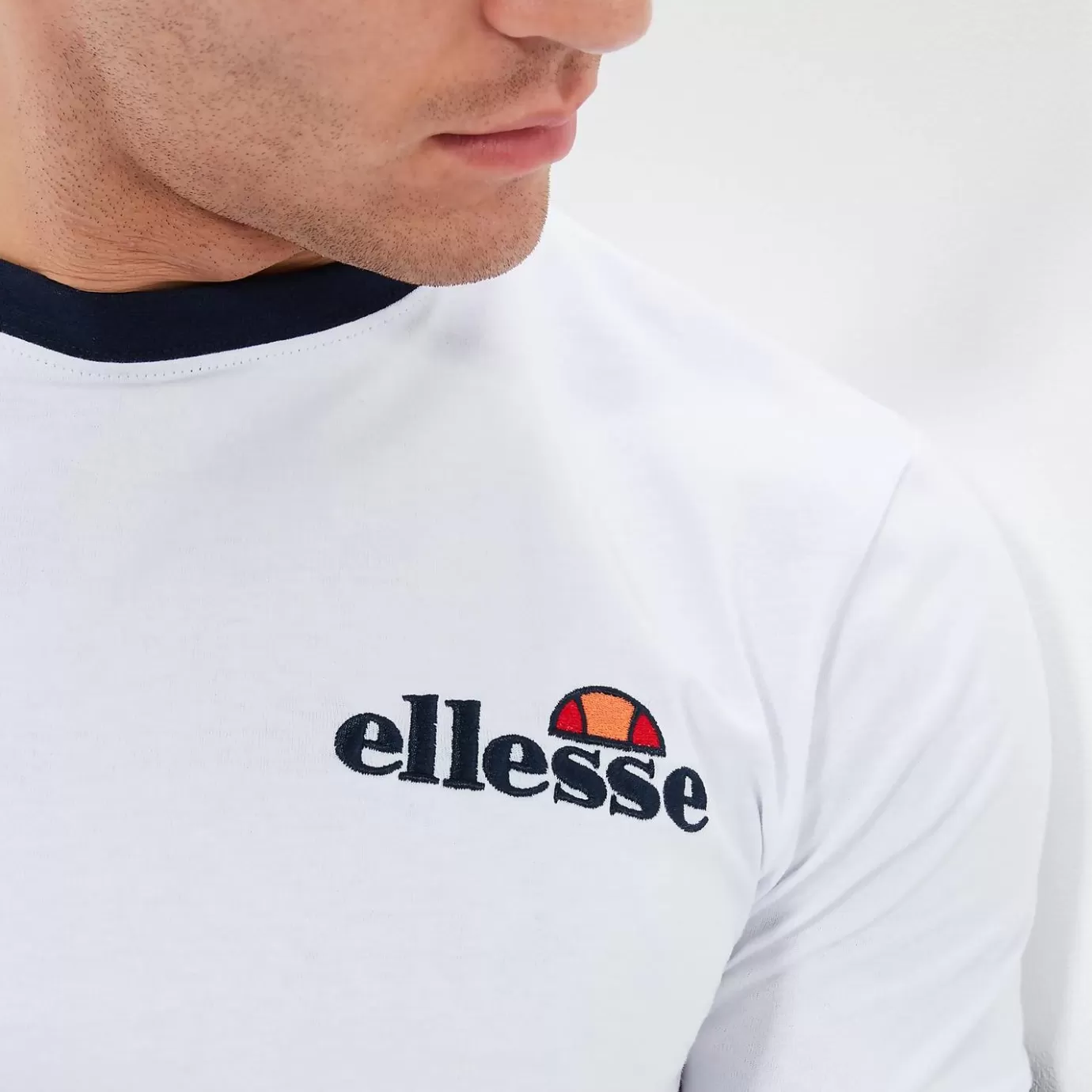 Ellesse T-shirts-Men's Meduno Tee White