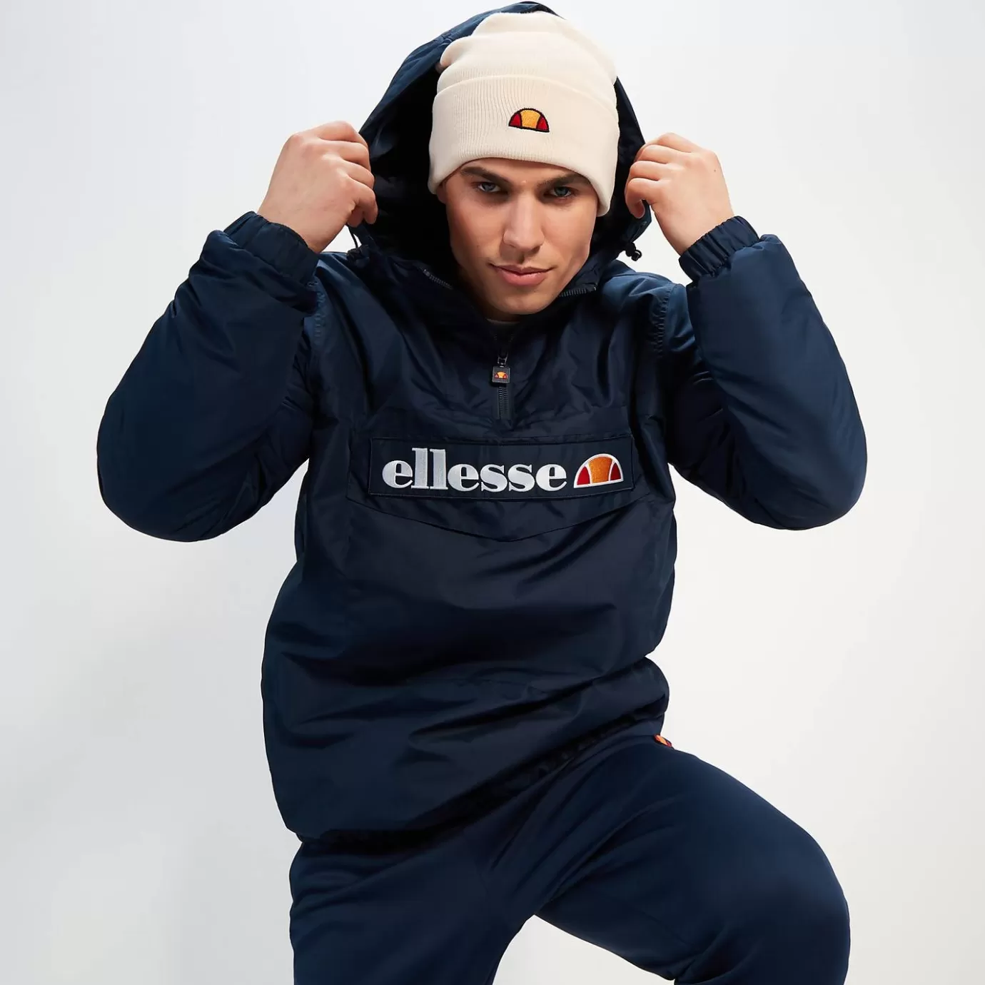 Ellesse Jackets & Coats | All Clothing-Men's Monterini OH Jacket Navy