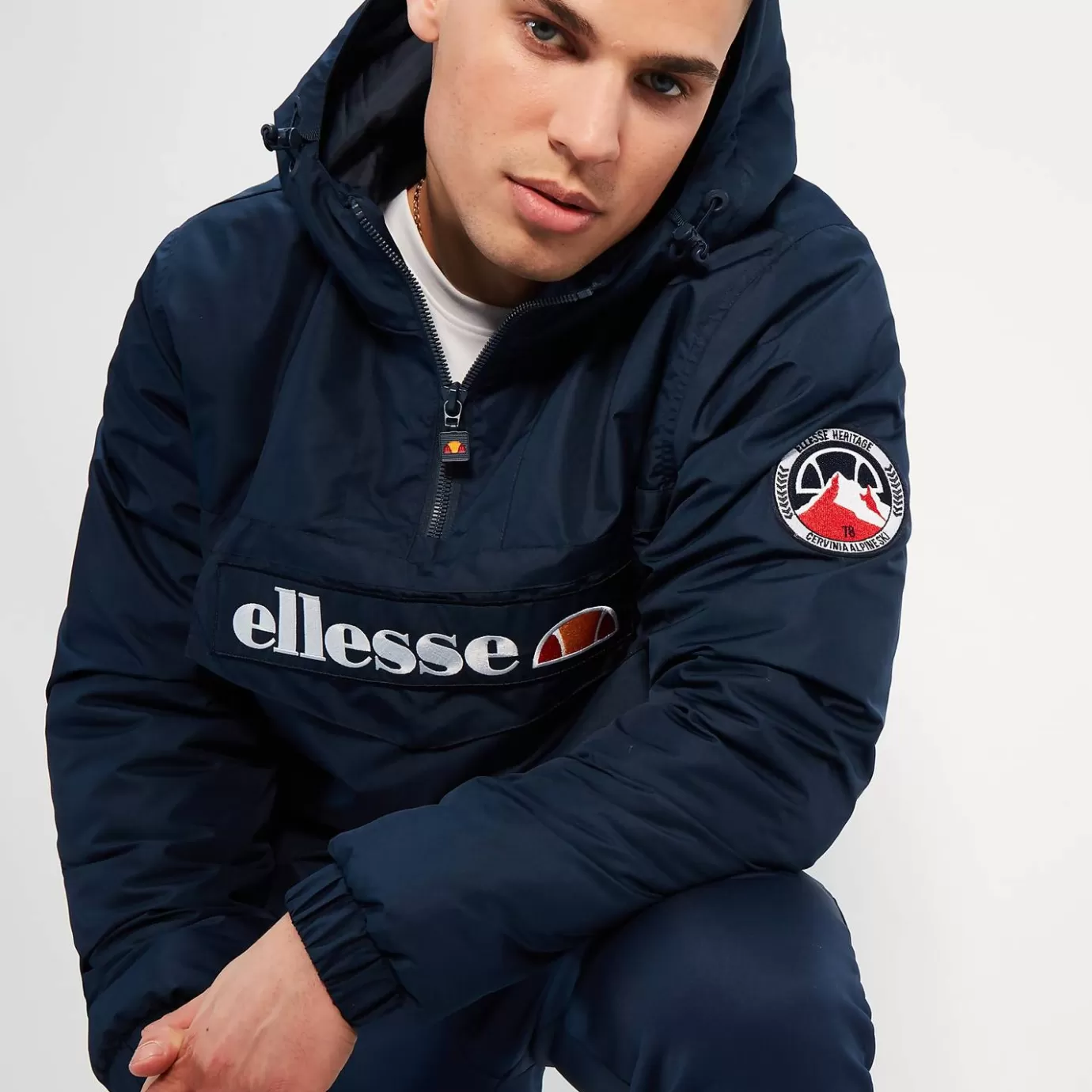 Ellesse Jackets & Coats | All Clothing-Men's Monterini OH Jacket Navy