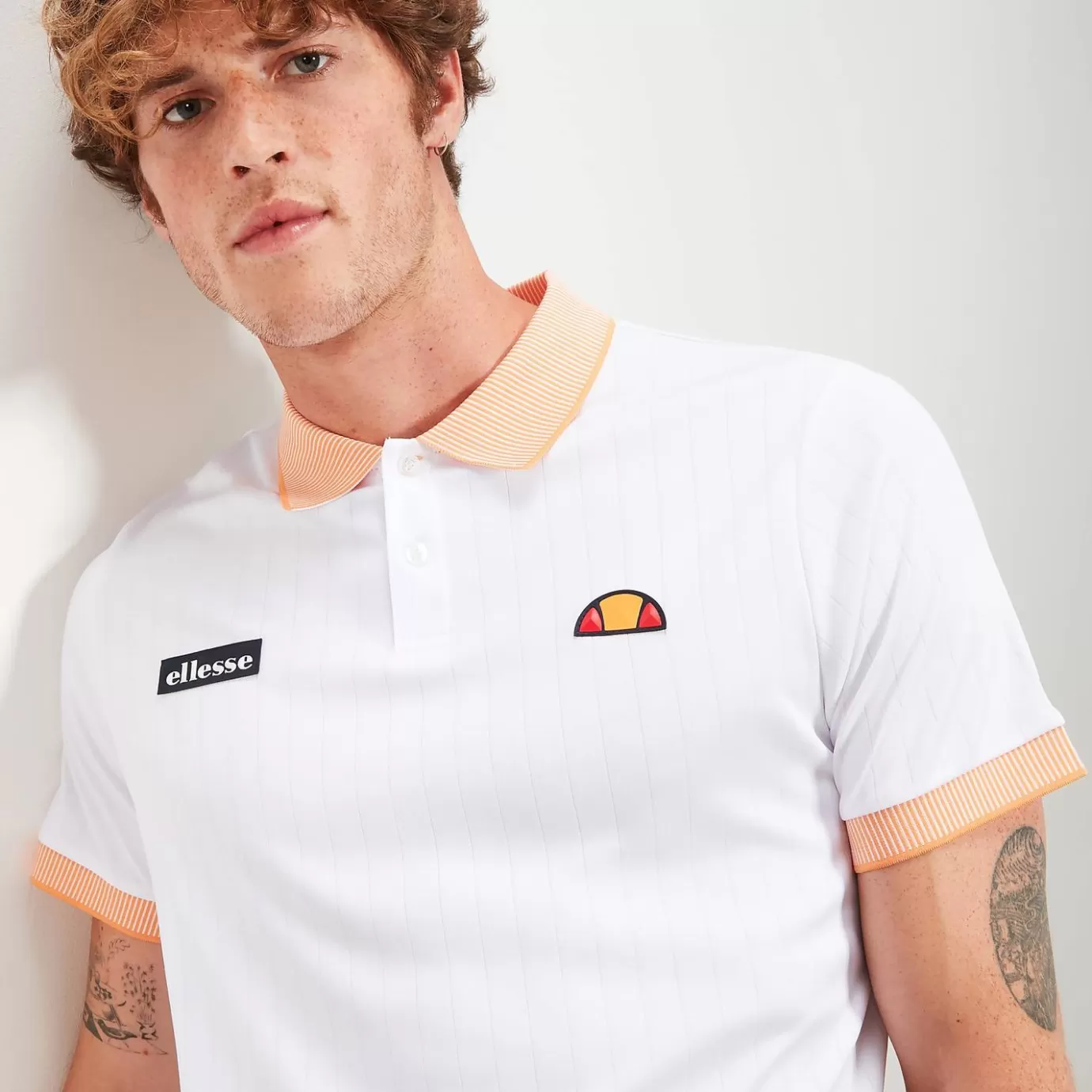 Ellesse Tennis | Polos | T-shirts | All Clothing-Men's Montoni Polo White