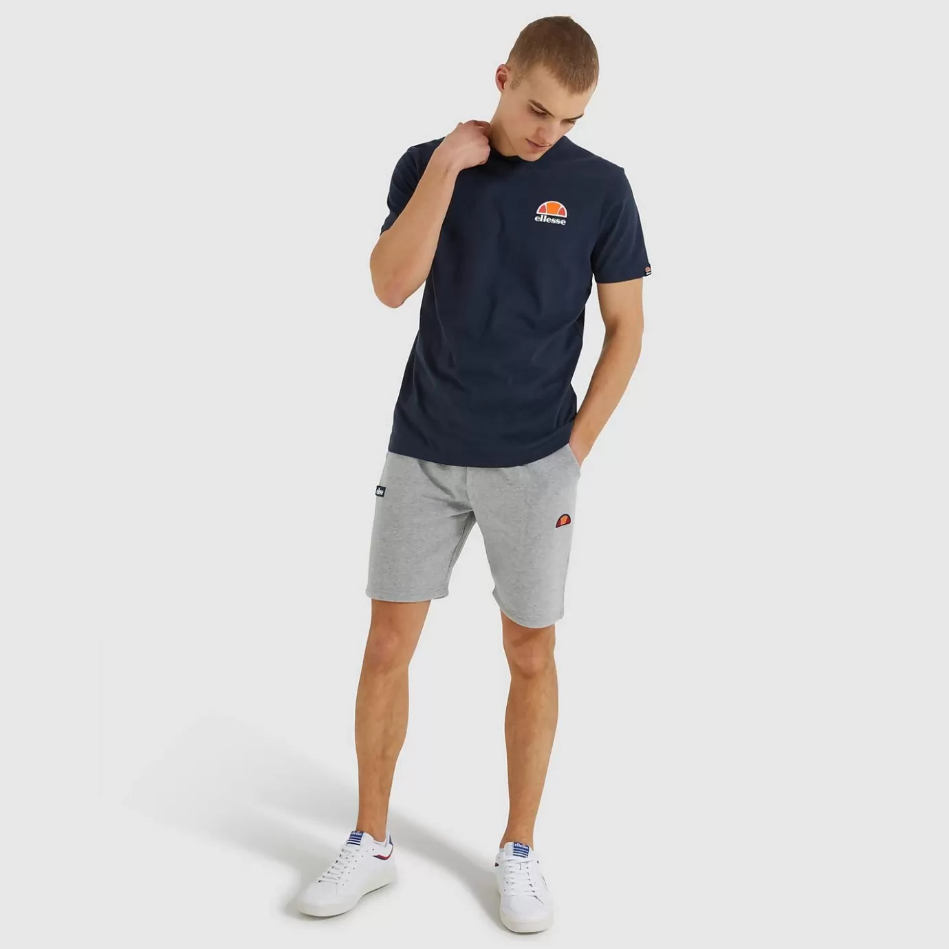 Ellesse Ellesse ICONS | Shorts | All Clothing-Men's Noli Fleece Shorts Marl Grey