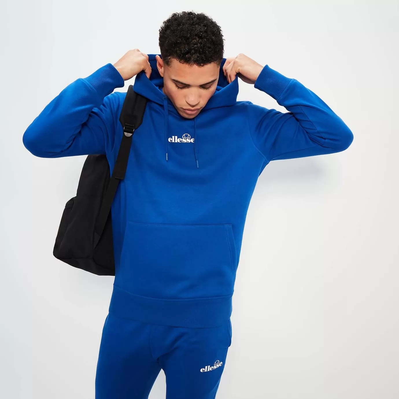 Ellesse Hoodies & Sweatshirts-Men's Pershuta OH Hoody Blue