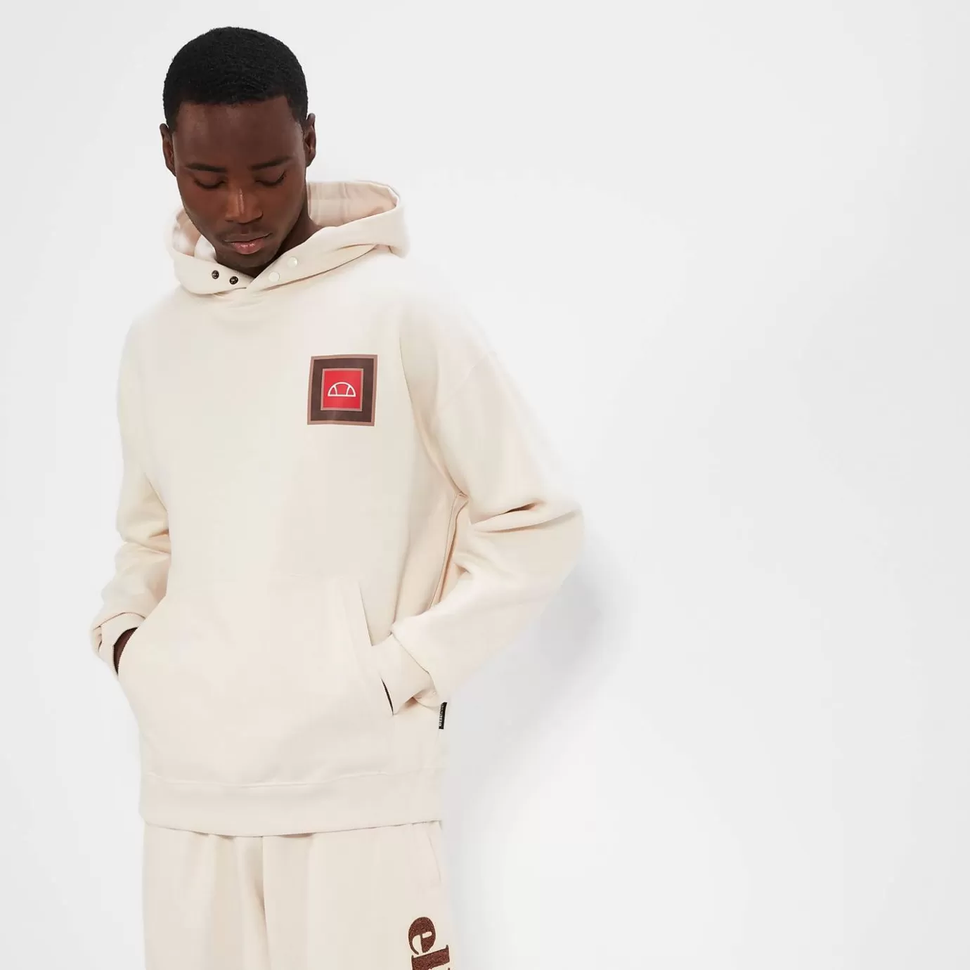 Ellesse Sartoria | Hoodies & Sweatshirts | All Clothing-Men's Prerro OH Hoody Off White