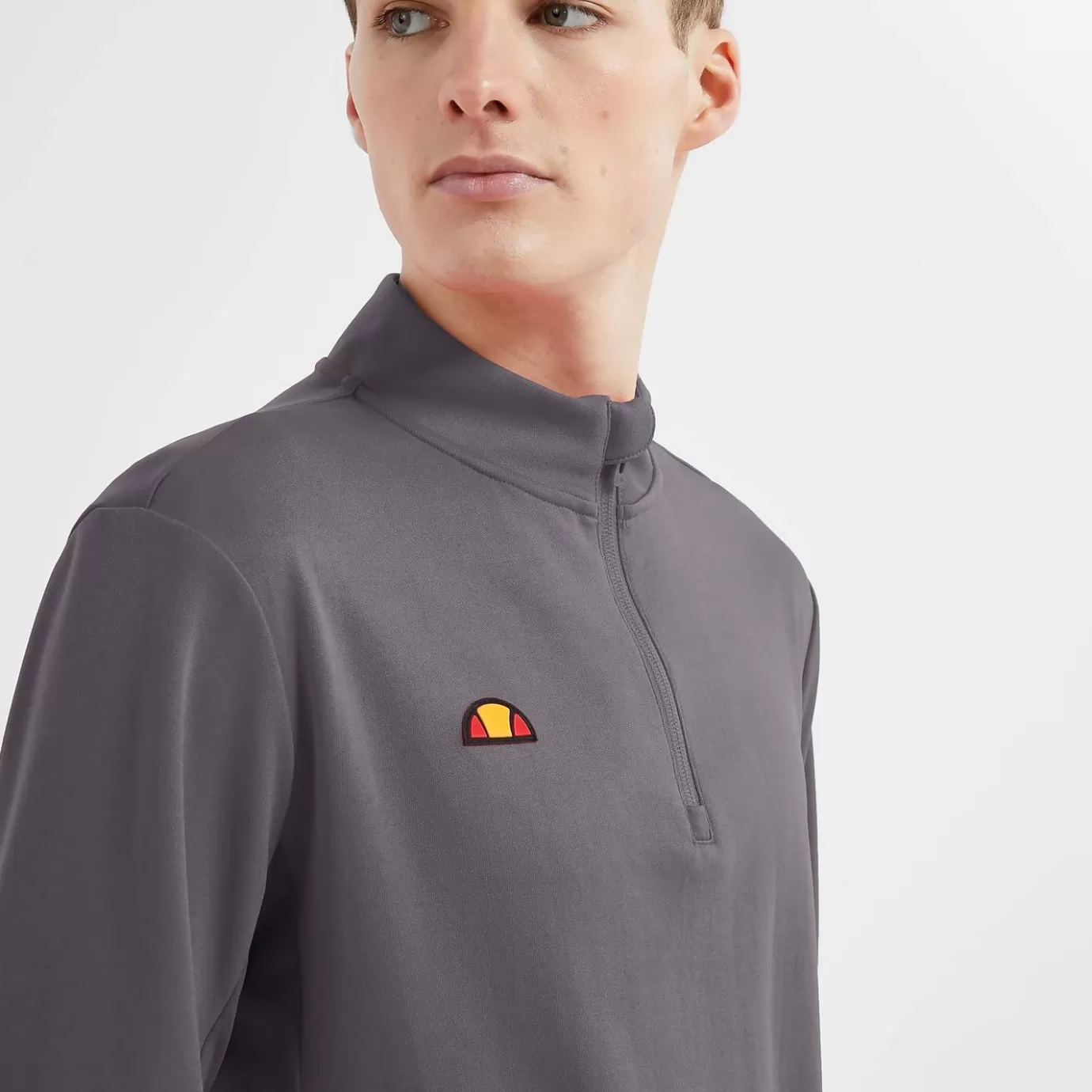 Ellesse Golf | T-shirts-Men's Rolbi 1/2 Zip Top Dark Grey