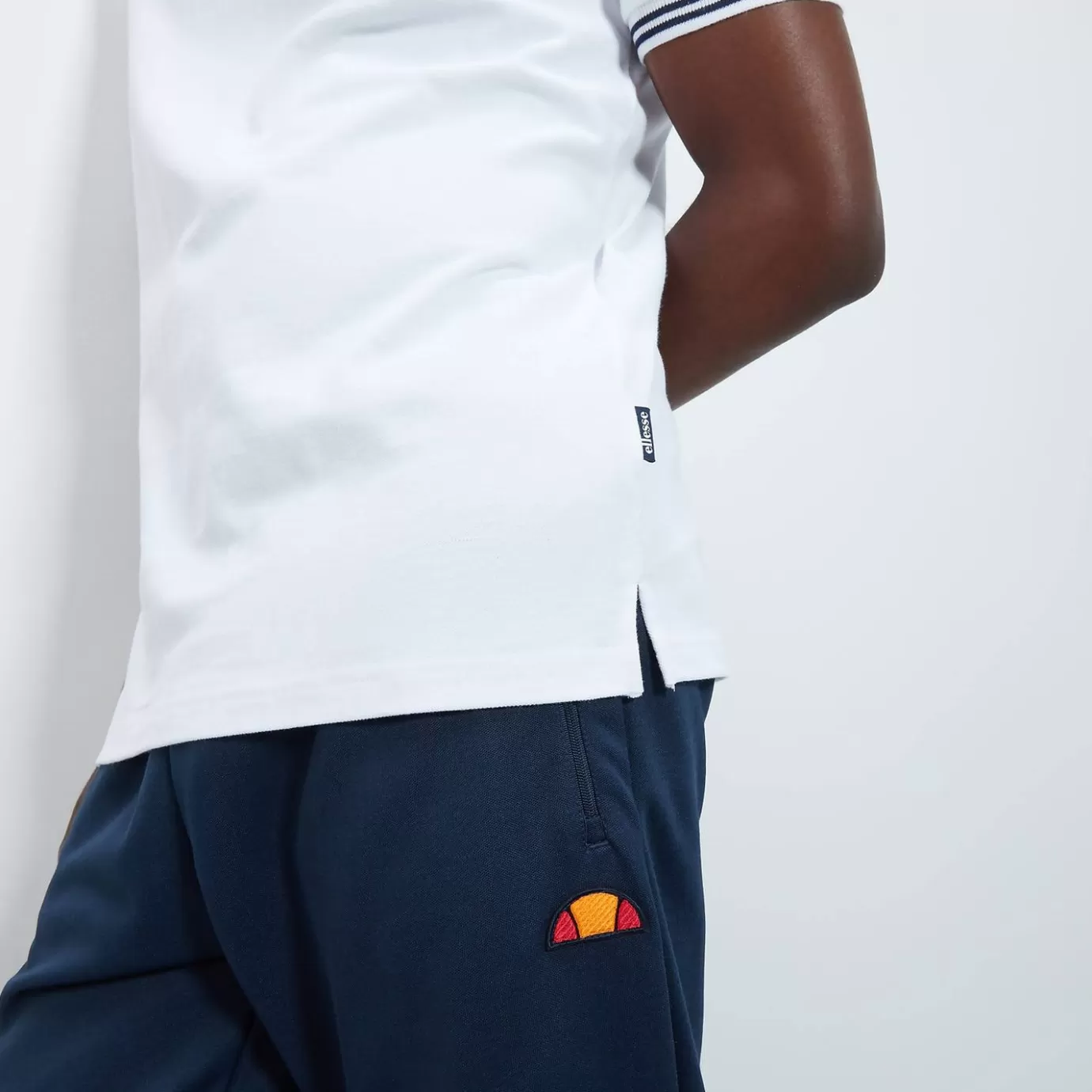 Ellesse Polos | T-shirts | All Clothing-Men's Rooks Polo Navy/White