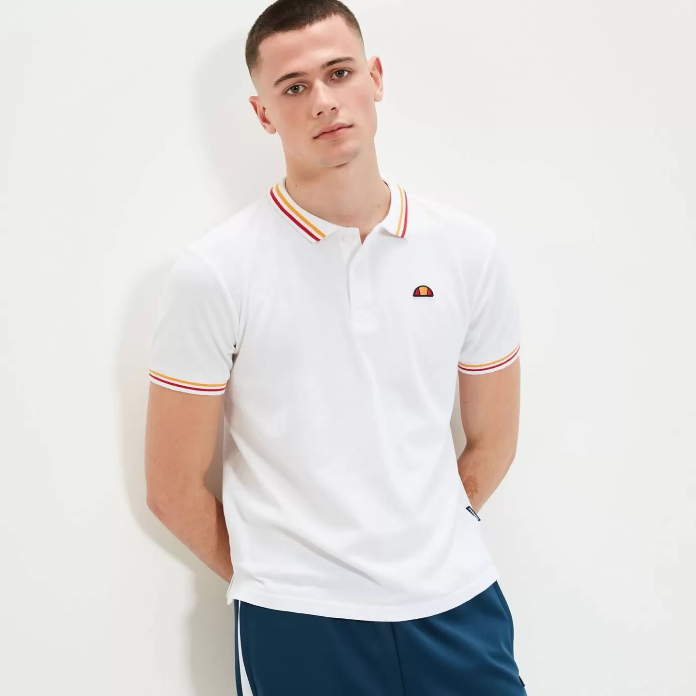 Ellesse Golf | Polos | T-shirts-Men's Rooks Polo Shirt White