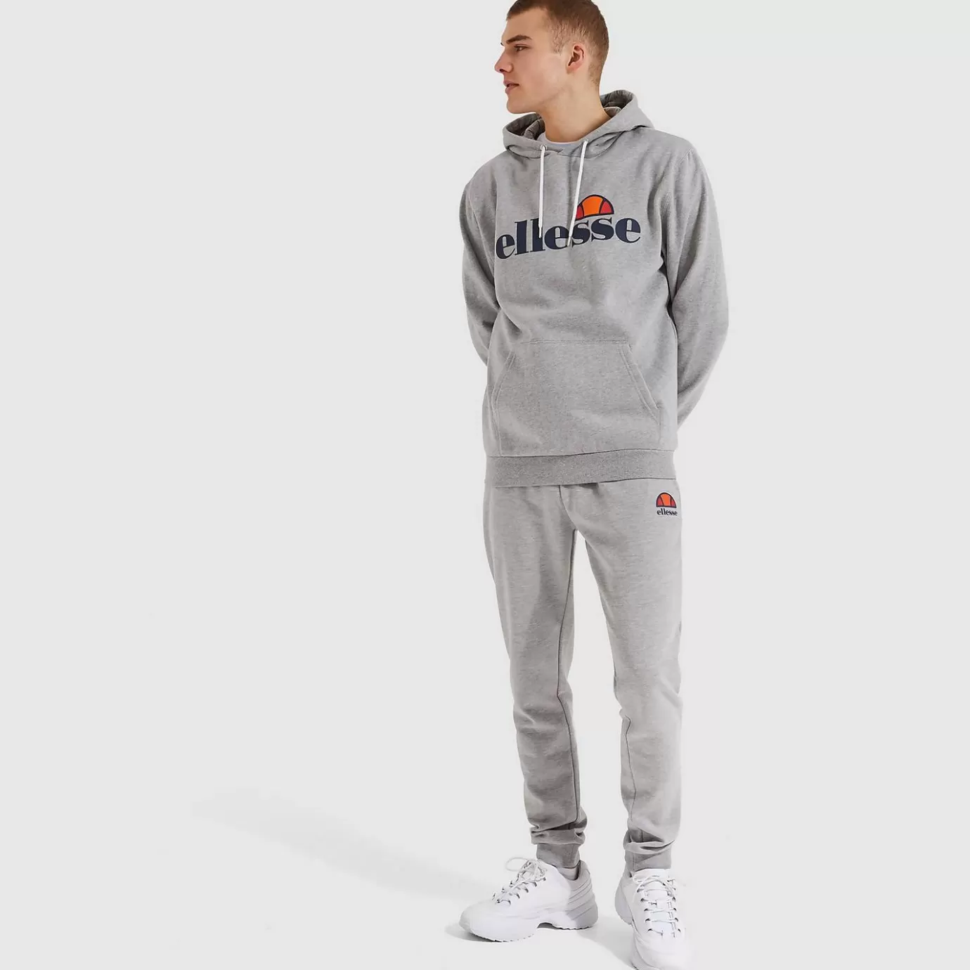 Ellesse Ellesse ICONS | Hoodies & Sweatshirts | All Clothing-Men's SL Gottero OH Hoody Grey Marl