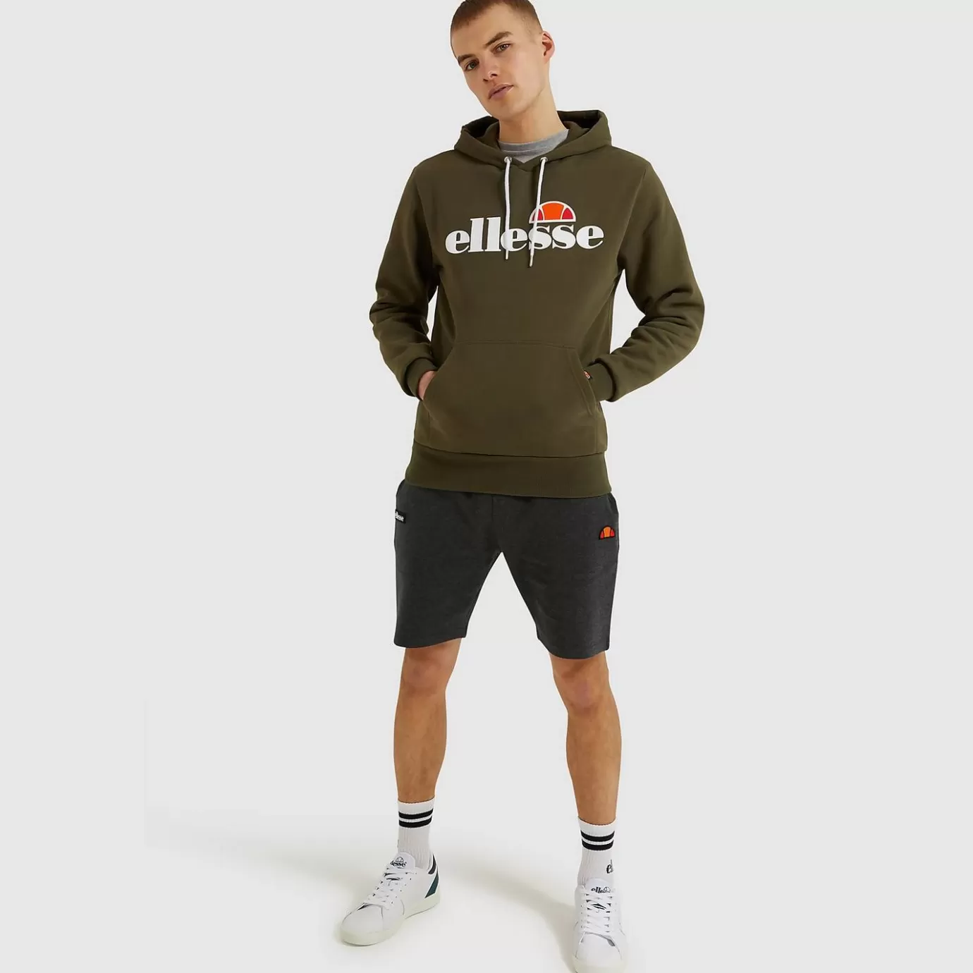 Ellesse Ellesse ICONS | Hoodies & Sweatshirts | All Clothing-Men's SL Gottero OH Hoody Khaki