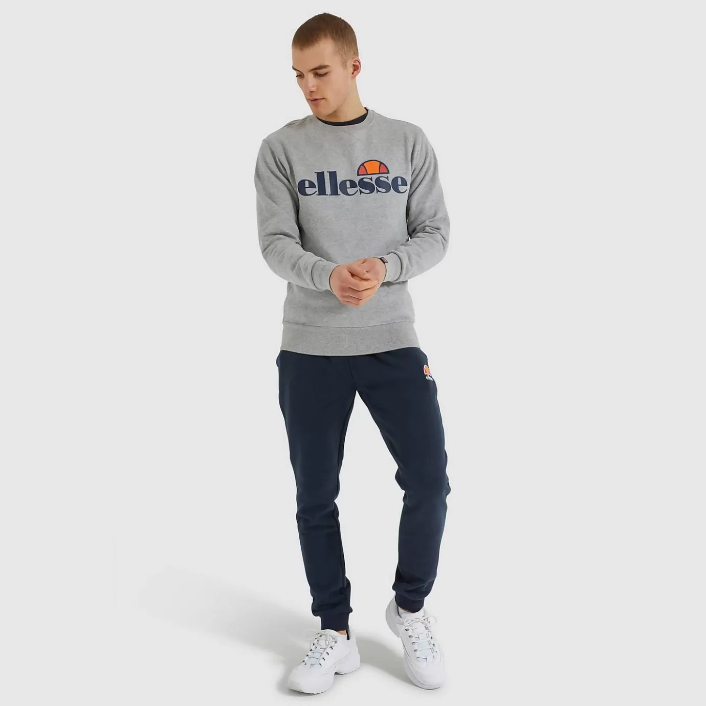 Ellesse Ellesse ICONS | Hoodies & Sweatshirts | All Clothing-Men's SL Succiso Sweatshirt Grey Marl