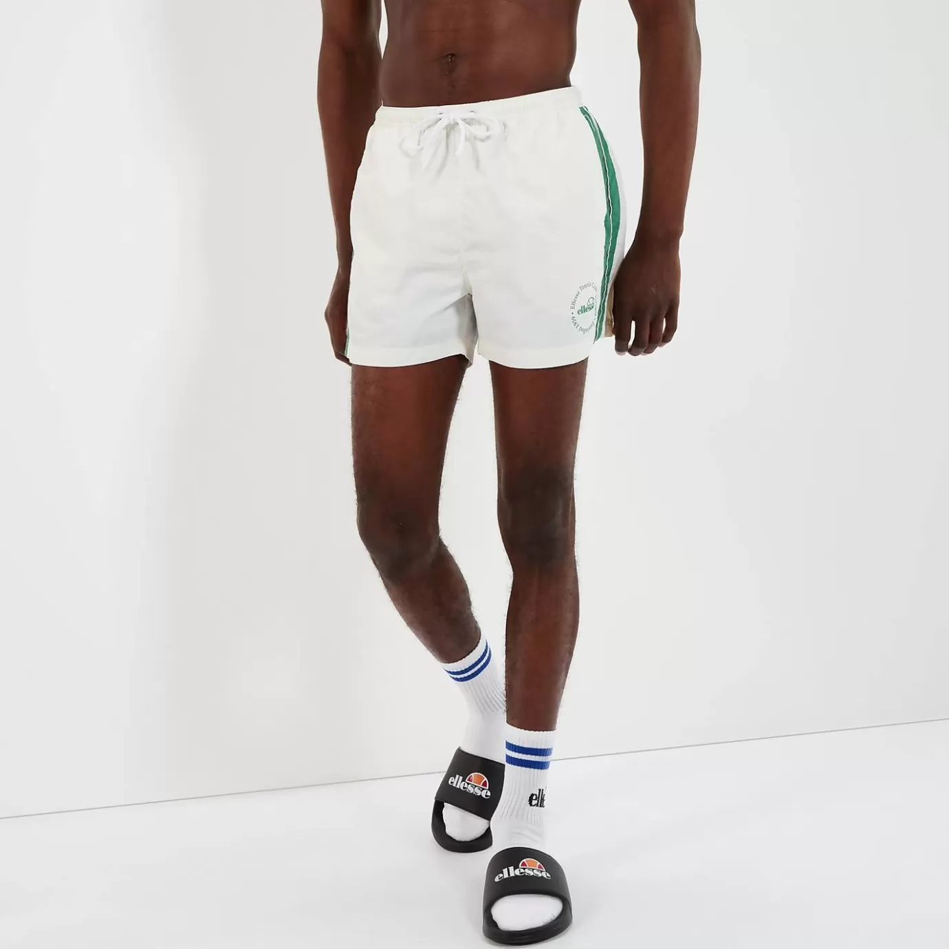 Ellesse Swimwear-Men's Tenios Swim Short Off White