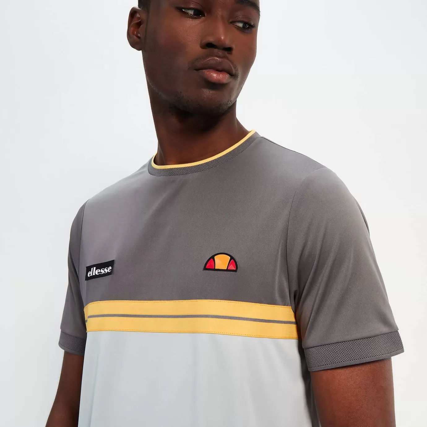 Ellesse Tennis | Fitness | T-shirts-Mens Vernon Tee Light Grey