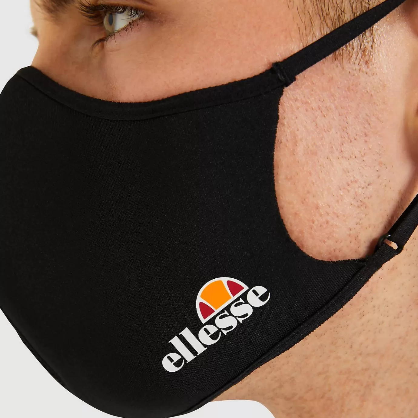 Ellesse -Palsito 3PK Face Covering Black