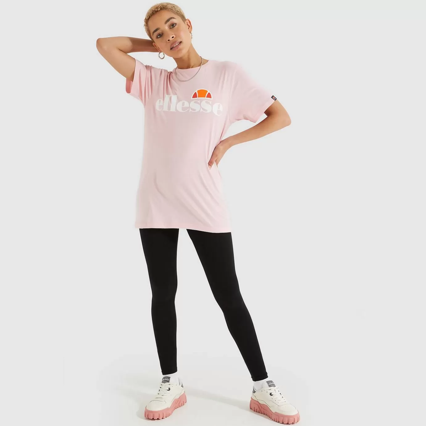 Ellesse Ellesse ICONS | Tops-Women's Albany T-Shirt Light Pink