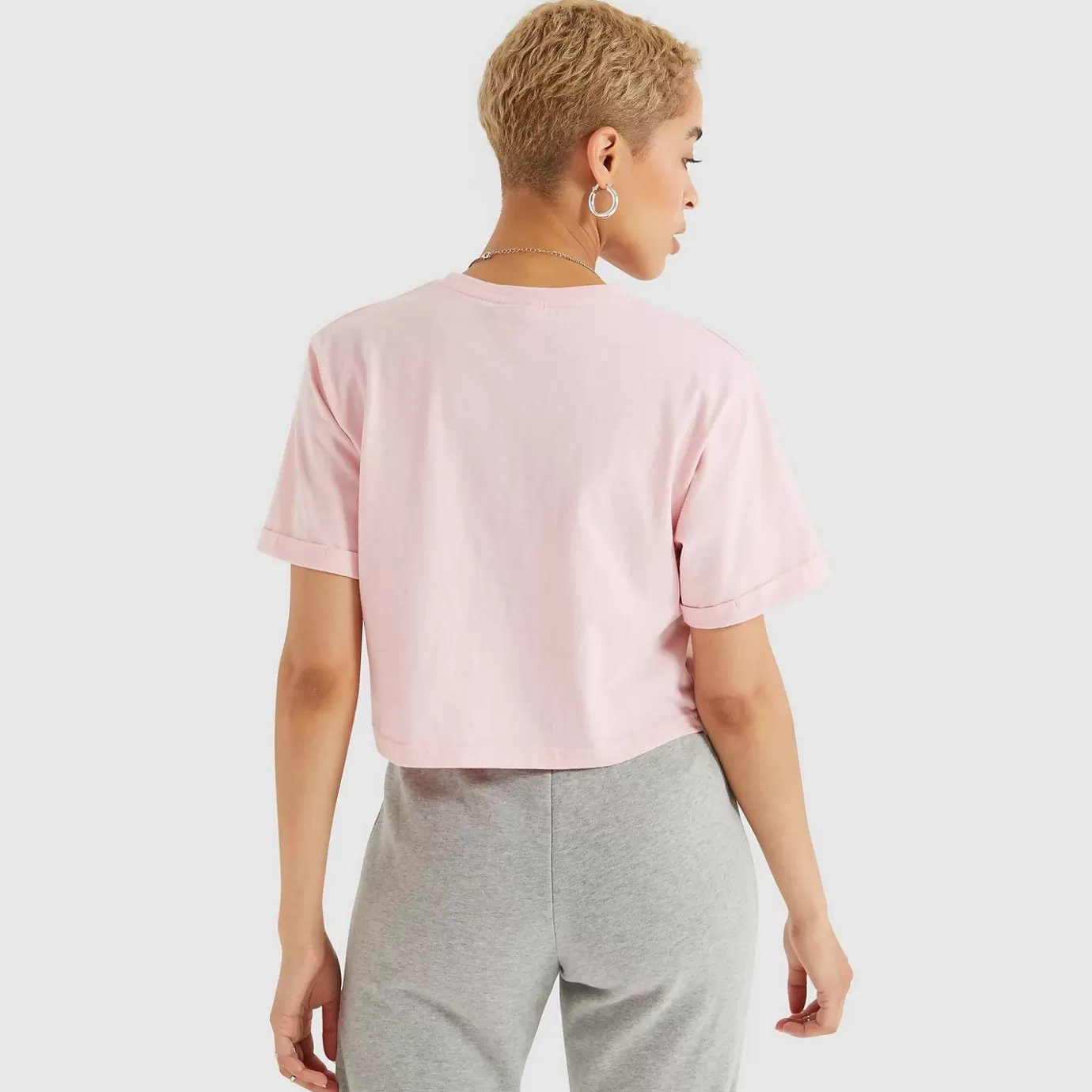 Ellesse Tops | Festival Looks-Women's Alberta Cropped T-Shirt Light Pink