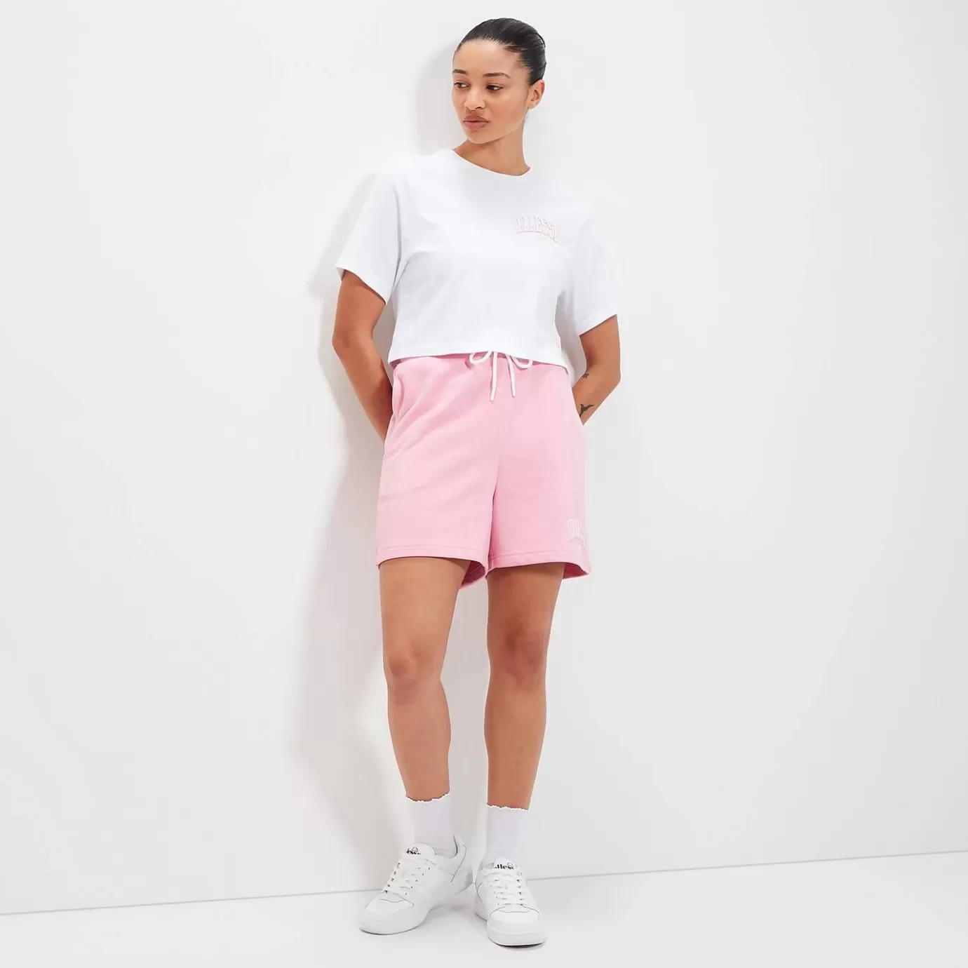 Ellesse Last Chance To Buy | Tops | Tops | Festival Looks-Women's Beneventi Croppd T-Shirt White