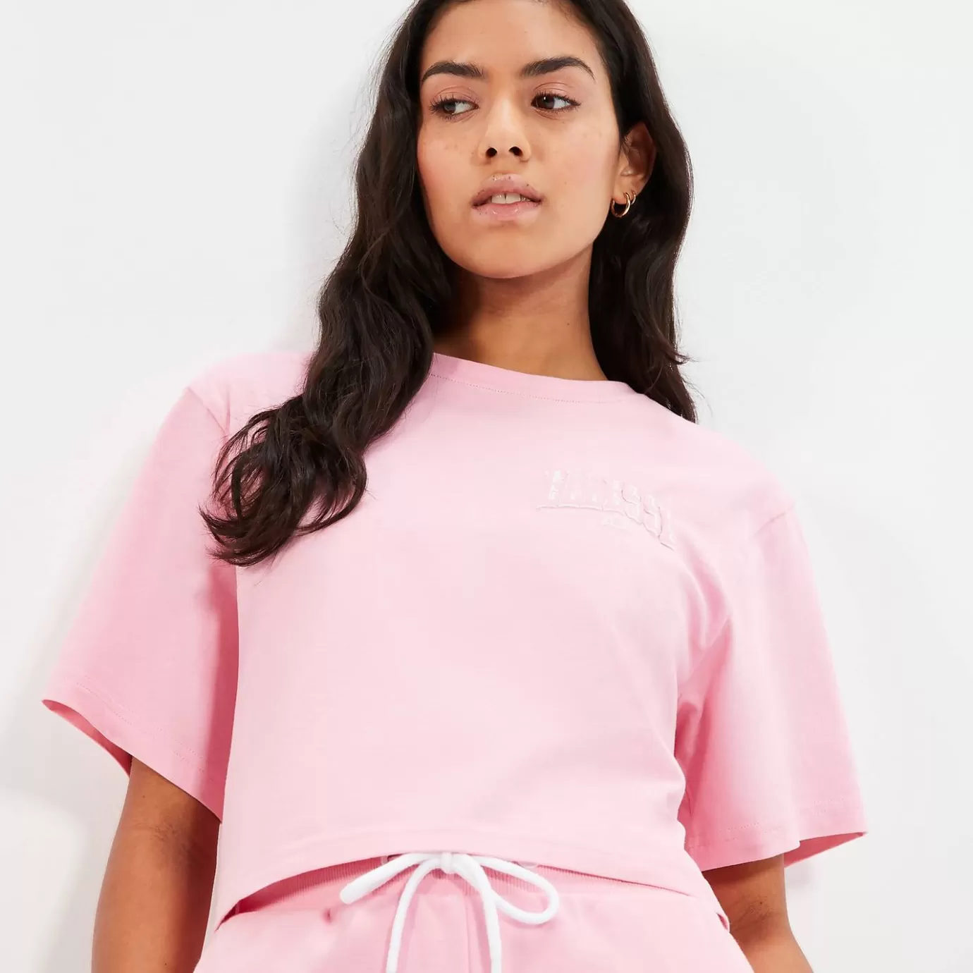 Ellesse Last Chance To Buy | Hoodies & Sweatshirts | Hoodies & Sweatshirts | Festival Looks-Women's Guiditta Cropped Sweatshirt Pink