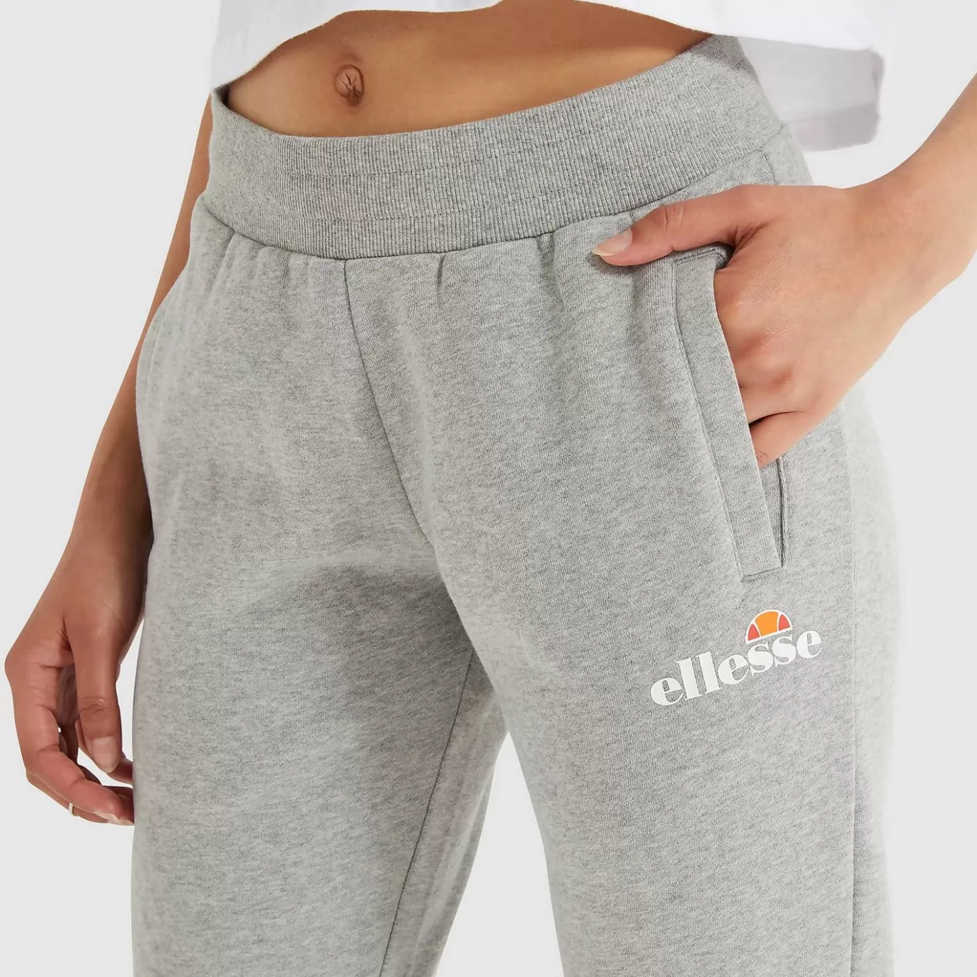 Ellesse Joggers & Leggings-Women's Hallouli Jog Pants SGK Grey Marl