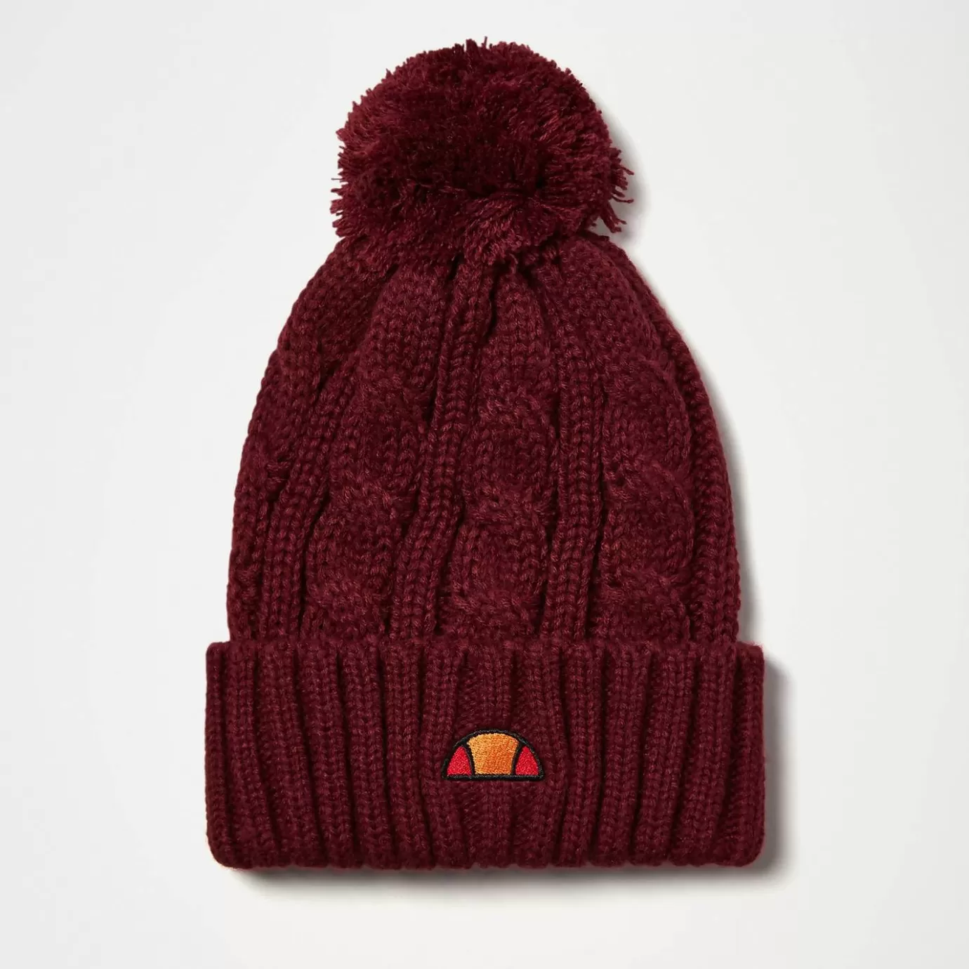 Ellesse Sartoria-Women's Hanna Pom Pom Beanie Burgundy