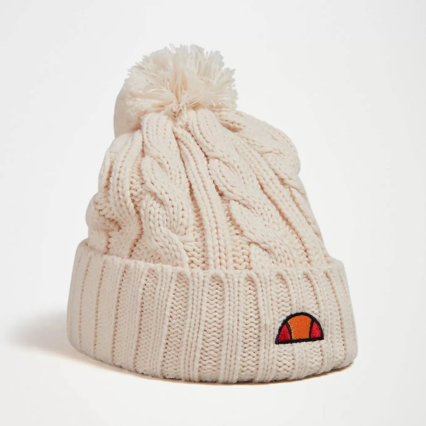 Ellesse Sartoria-Women's Hanna Pom Pom Beanie Off White