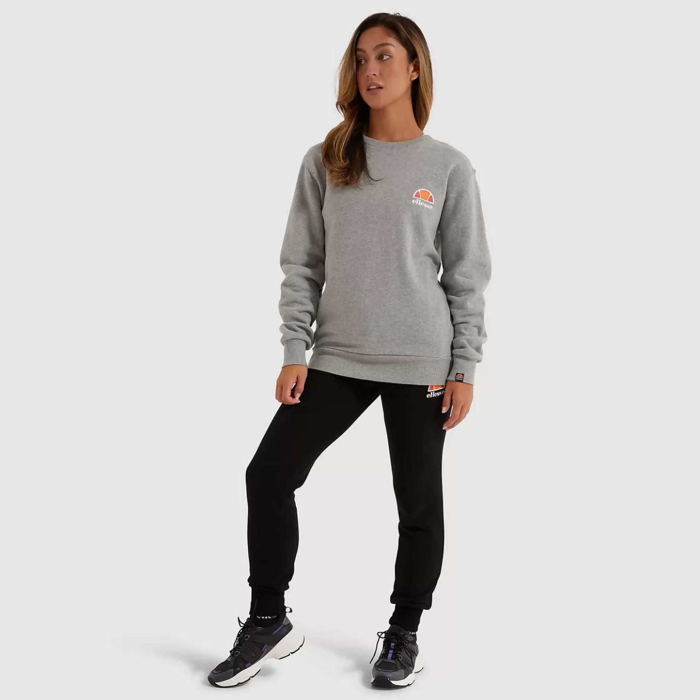 Ellesse Ellesse ICONS | Fitness | Hoodies & Sweatshirts-Women's Haverford Sweatshirt Grey Grey Marl