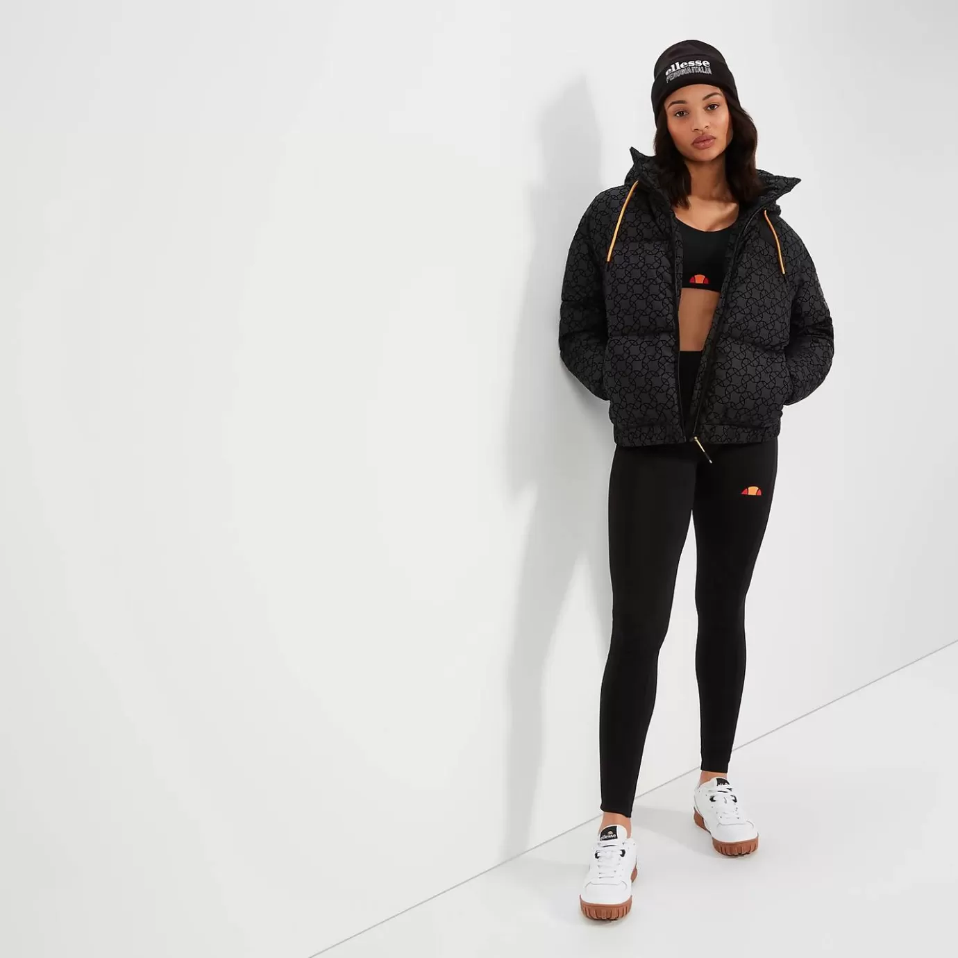 Ellesse Fitness | Jackets & Coats-Women's Hucknall Padded Jacket Black