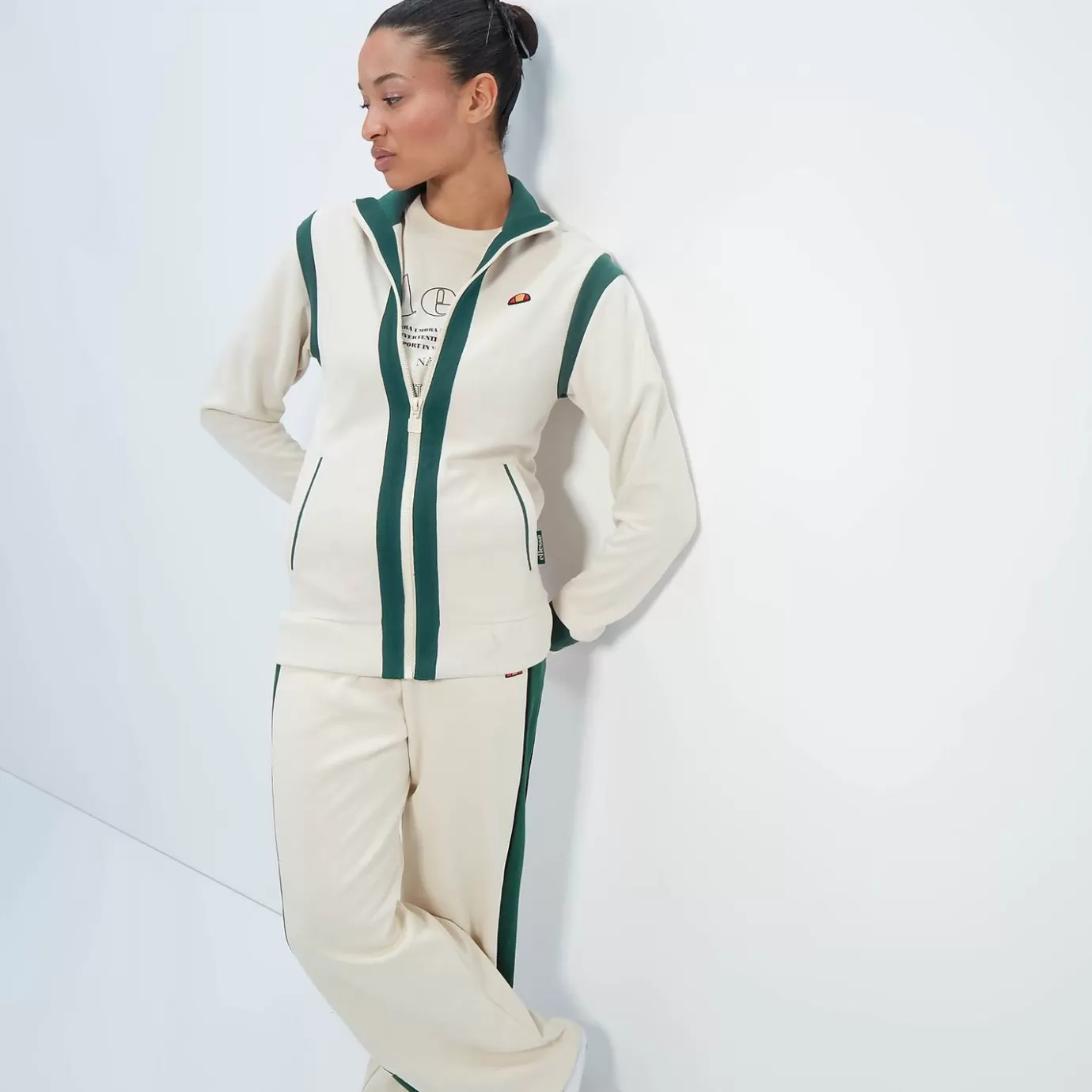 Ellesse Sartoria | Tracktops & Tracksuits-Women's Letteria Track Top Off White