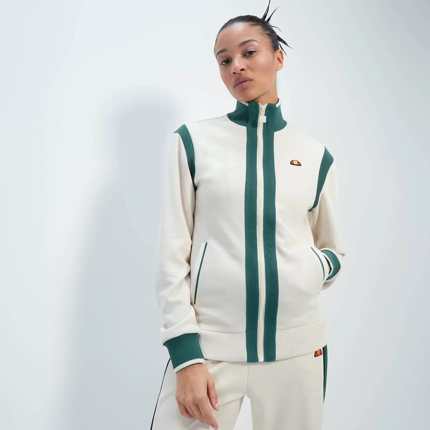 Ellesse Sartoria | Tracktops & Tracksuits-Women's Letteria Track Top Off White