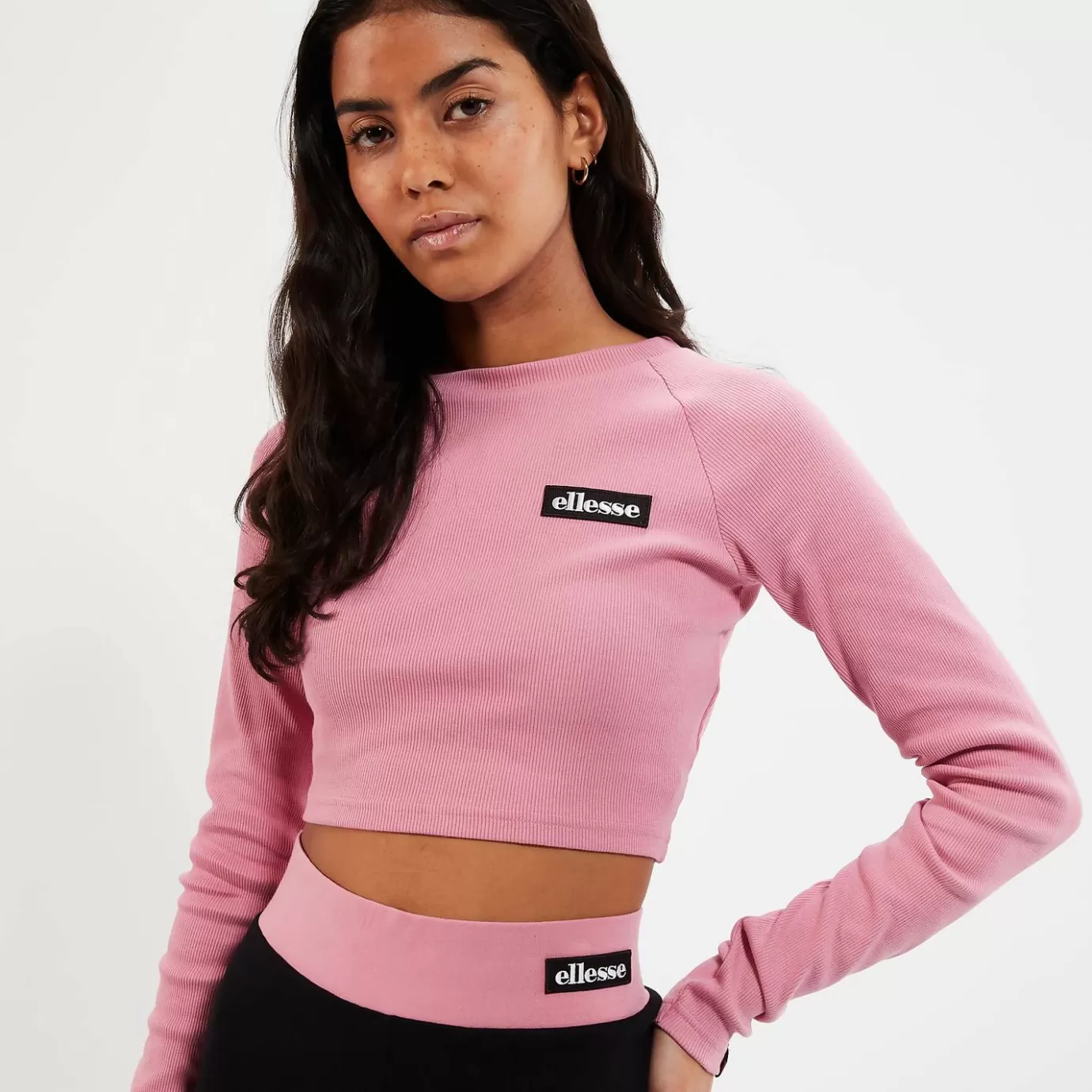 Ellesse Last Chance To Buy | Tops | Tops | Festival Looks-Women's Linny Long Sleeve Crop T-shirt Pink