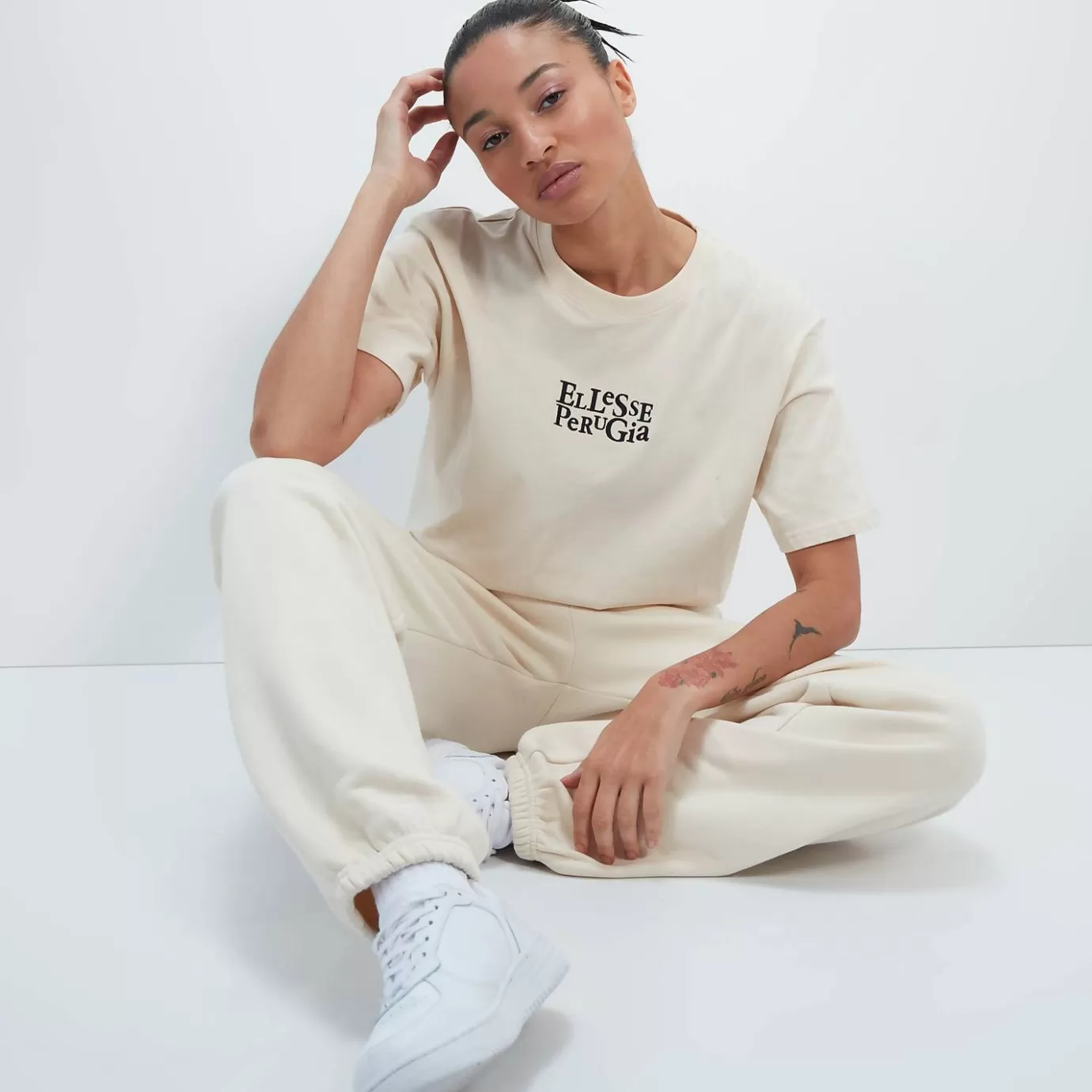 Ellesse Sartoria | Tops-Women's Lorendana Tee Off White