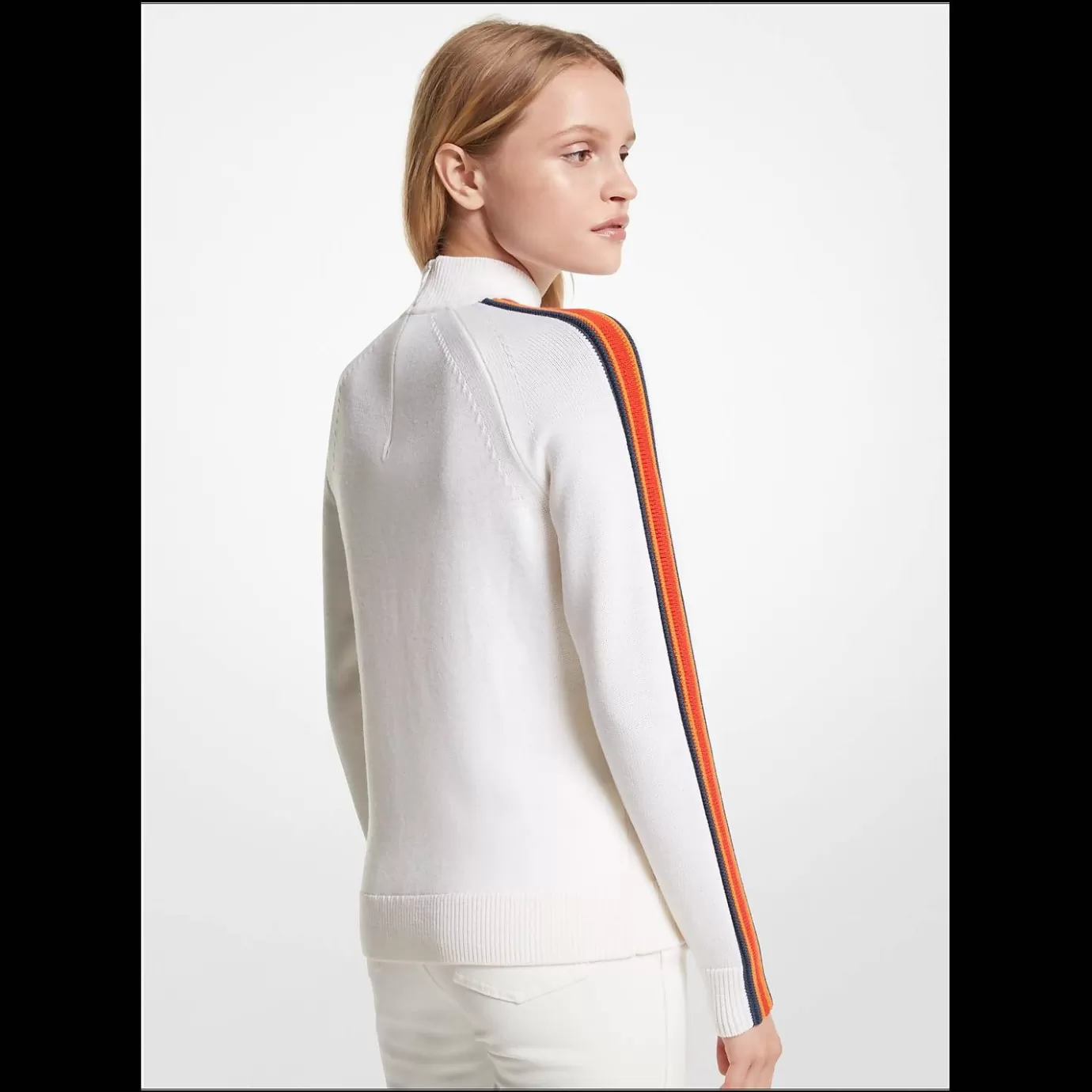 Ellesse Hoodies & Sweatshirts | Ellesse X Michael Kors | Hoodies & Sweatshirts-Women's MK X Merino Sweater White