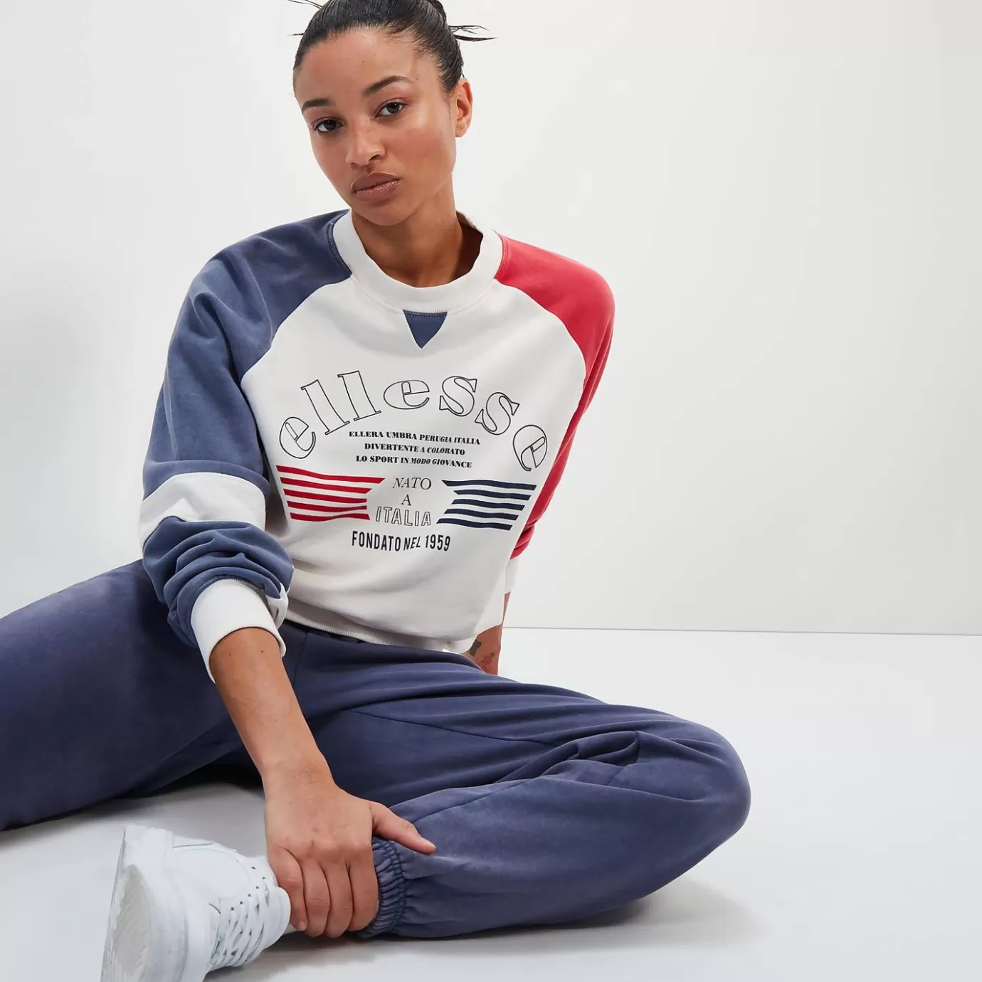 Ellesse Sartoria | Hoodies & Sweatshirts-Women's Norisse Sweatshirt Off White