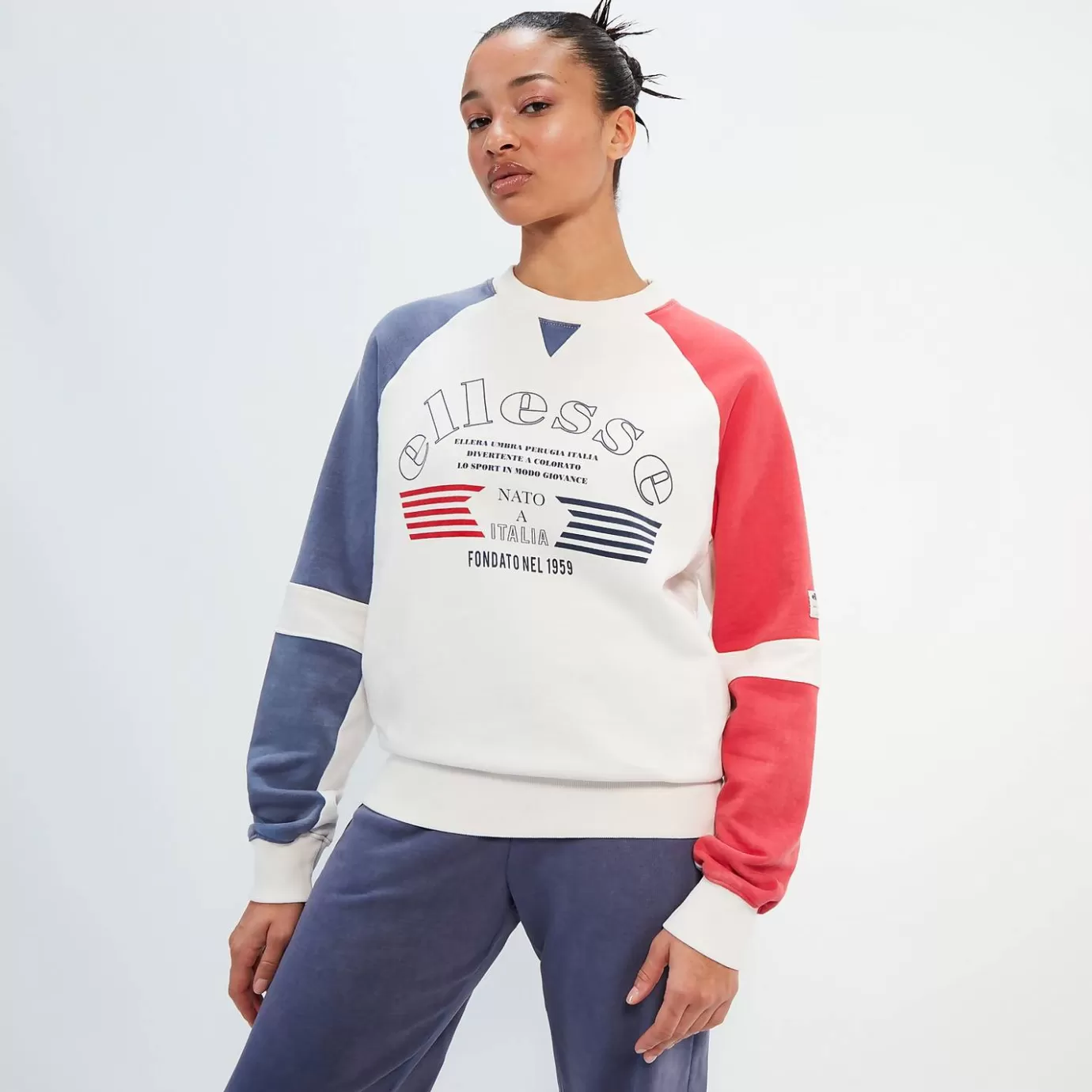 Ellesse Sartoria | Hoodies & Sweatshirts-Women's Norisse Sweatshirt Off White