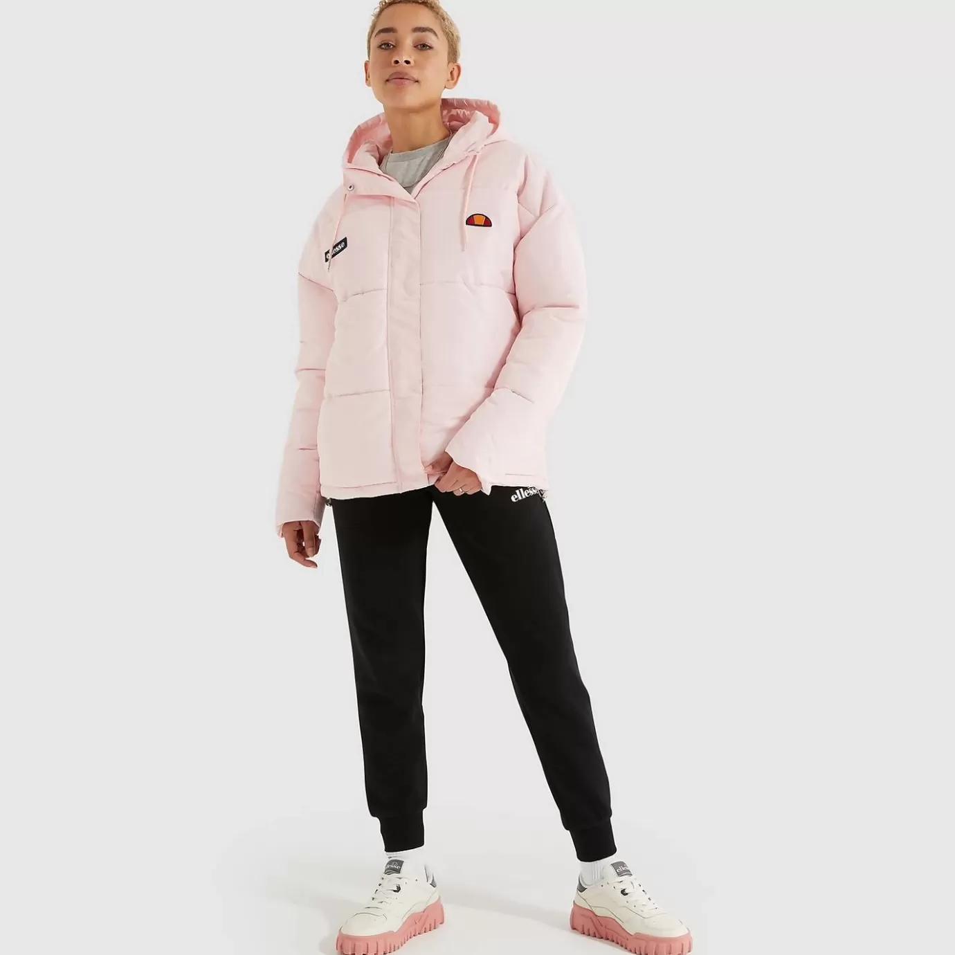 Ellesse Jackets & Coats-Women's Pejo Padded Jacket Light Pink